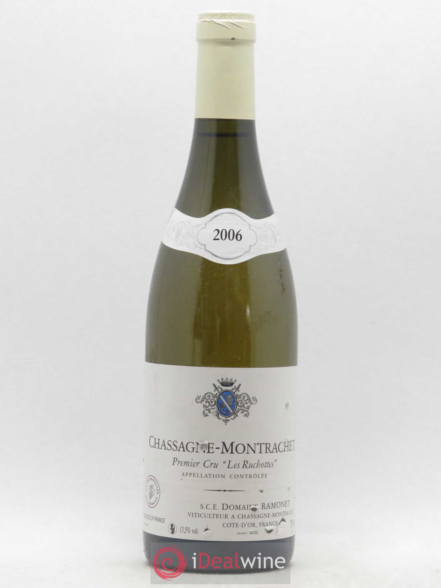 Chassagne-Montrachet 1er Cru Les Ruchottes Ramonet (Domaine) 2006 - Lot de 1 bouteille - 0