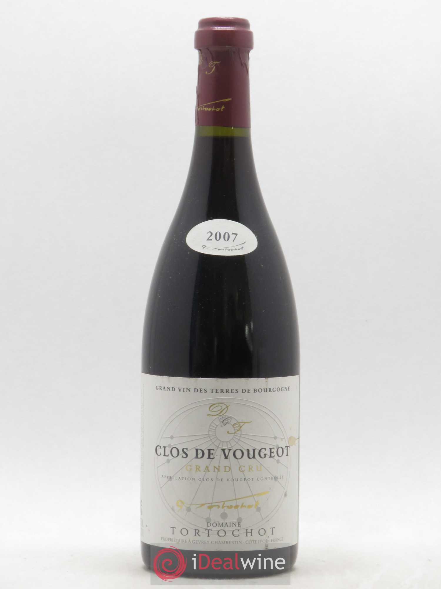 Clos de Vougeot Grand Cru Tortochot (Domaine) 2007 - Lot de 1 bouteille - 0