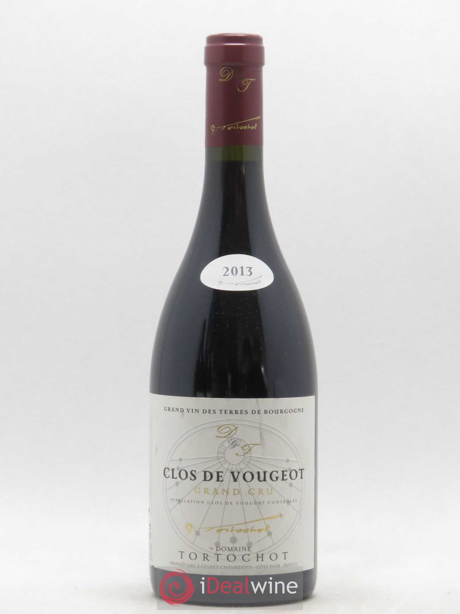 Clos de Vougeot Grand Cru Tortochot (Domaine) (sans prix de réserve) 2013 - Lot de 1 bouteille - 0