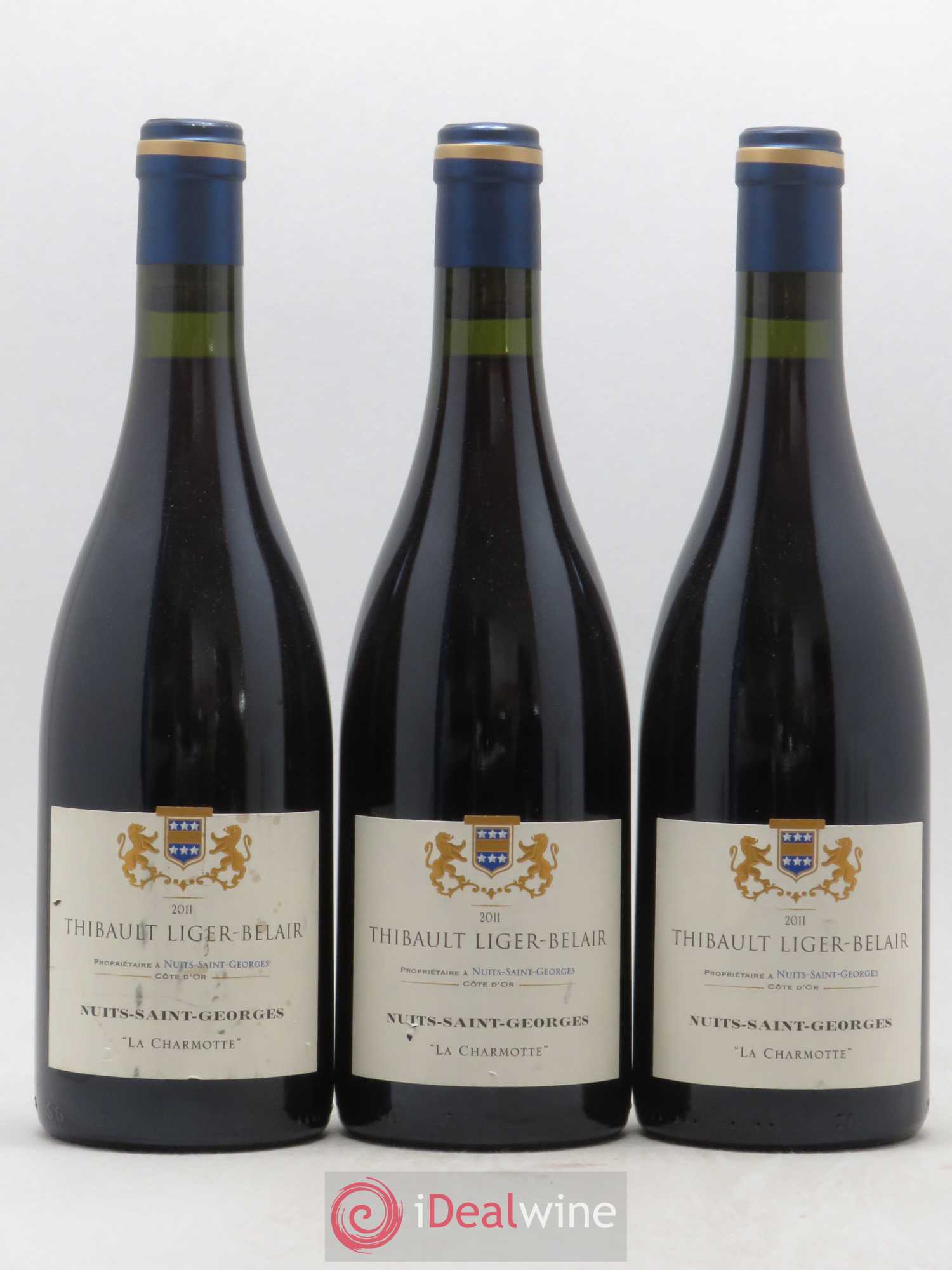 Nuits-Saint-Georges La Charmotte Thibault Liger-Belair 2011 - Lot de 3 bouteilles - 0