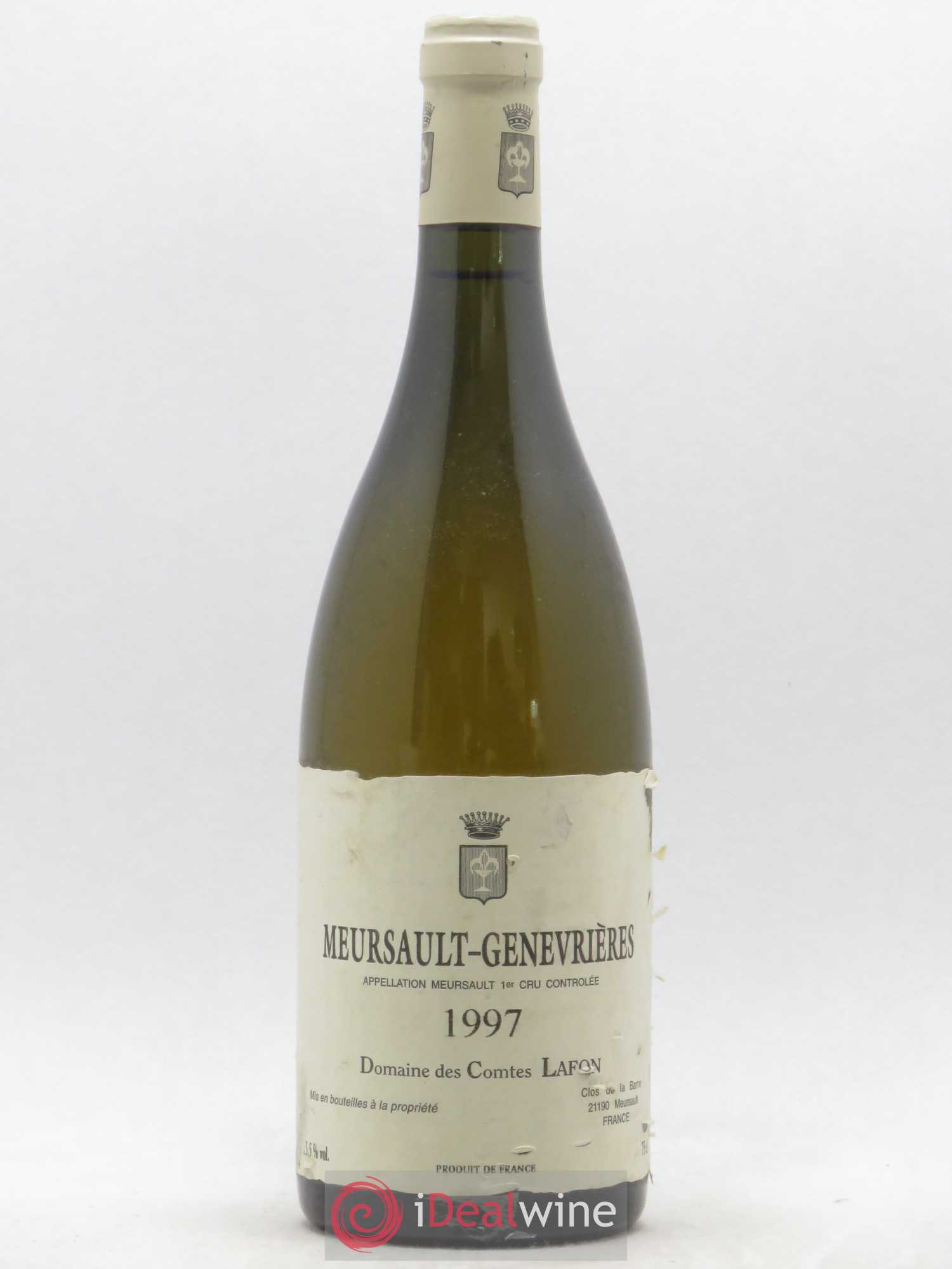 Meursault 1er Cru Genevrières Comtes Lafon (Domaine des) (sans prix de réserve) 1997 - Lot de 1 bouteille - 0