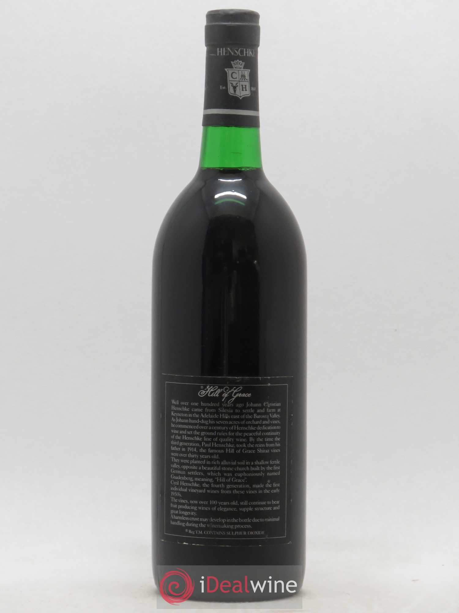 Australie South Australia Henschke Hill of Grace 1986 - Posten von 1 Flasche - 1
