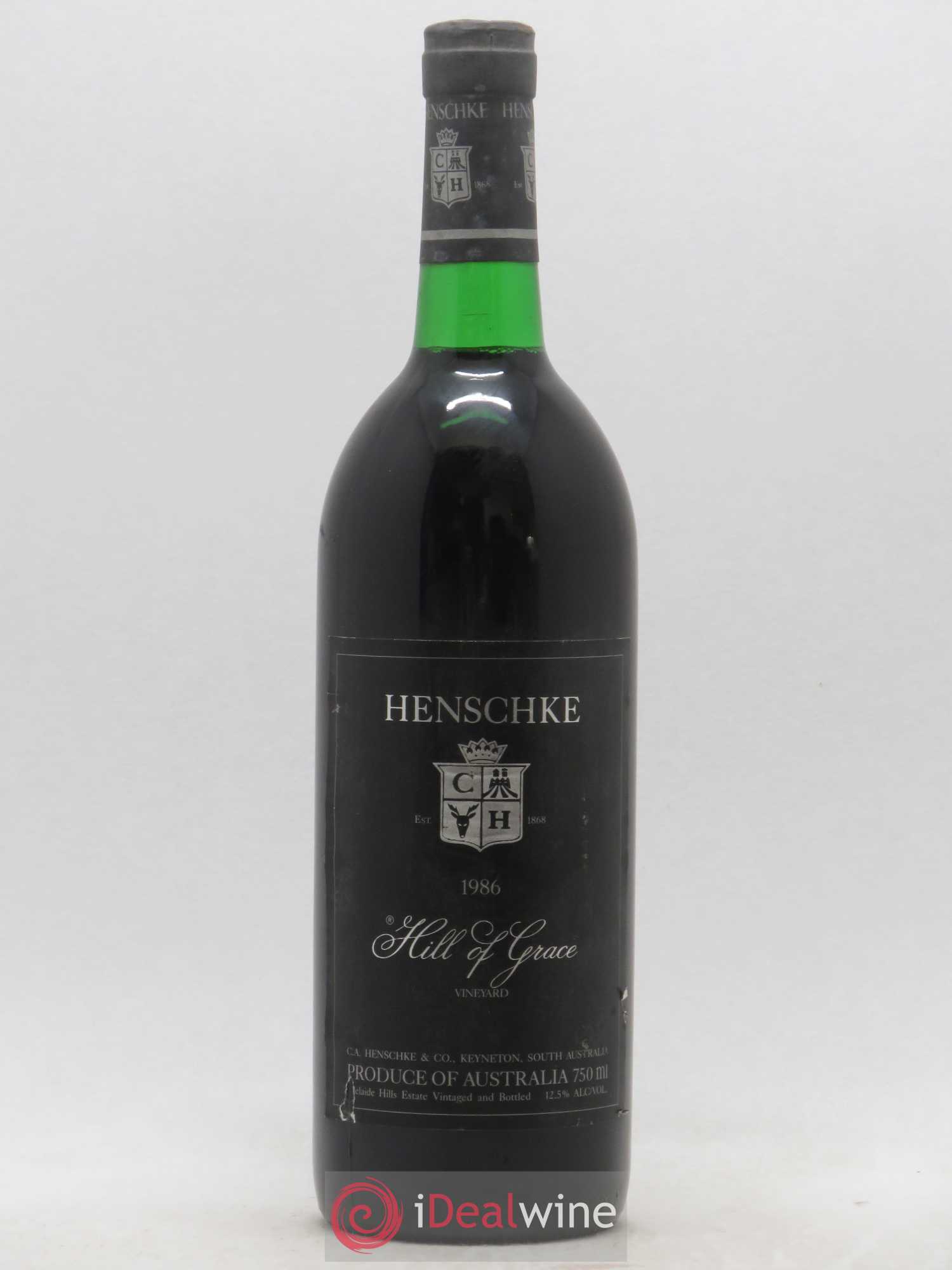 Australie South Australia Henschke Hill of Grace 1986 - Posten von 1 Flasche - 0