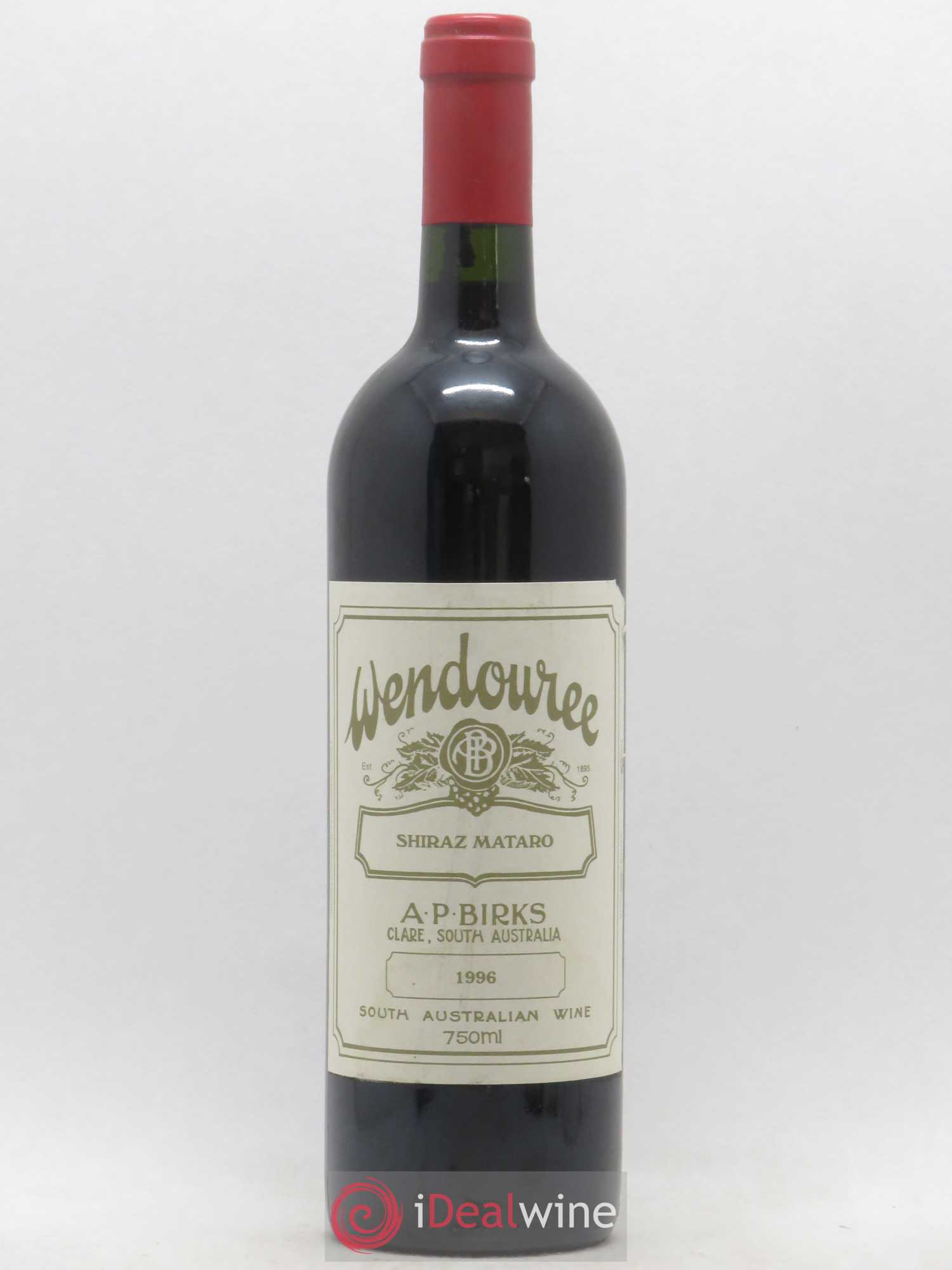 Australie South Australia Wendouree Shiraz Mataro (sans prix de réserve) 1996 - Posten von 1 Flasche - 0