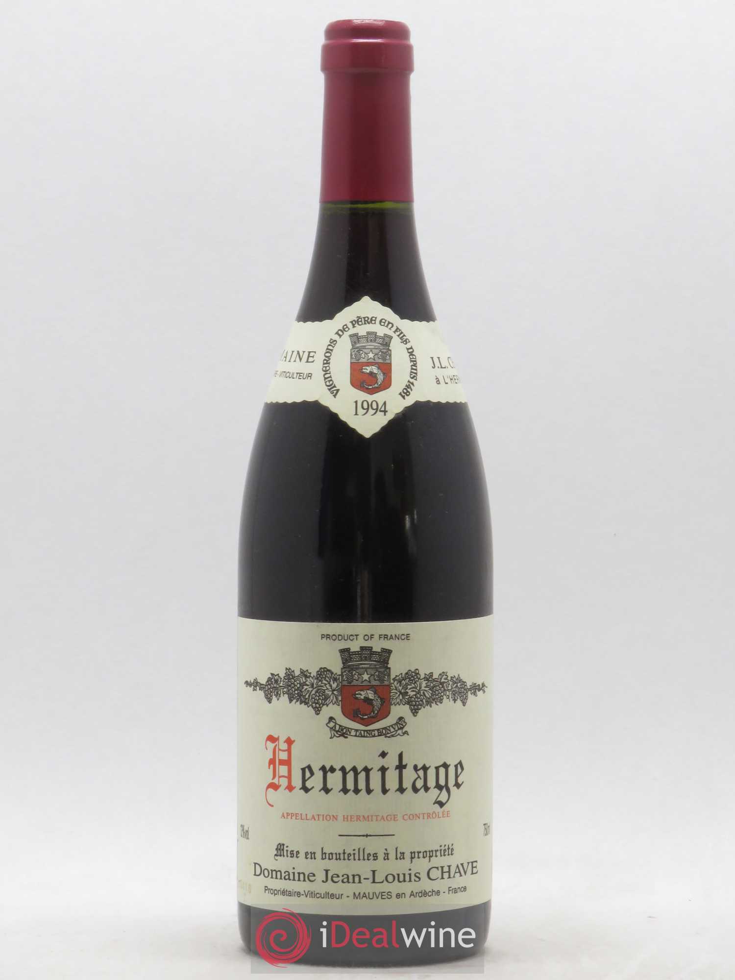 Hermitage Jean-Louis Chave 1994 - Lot de 1 bouteille - 0