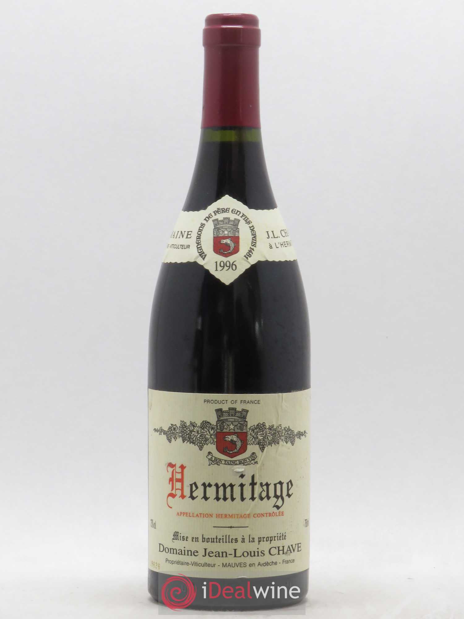 Hermitage Jean-Louis Chave 1996 - Lot de 1 bouteille - 0