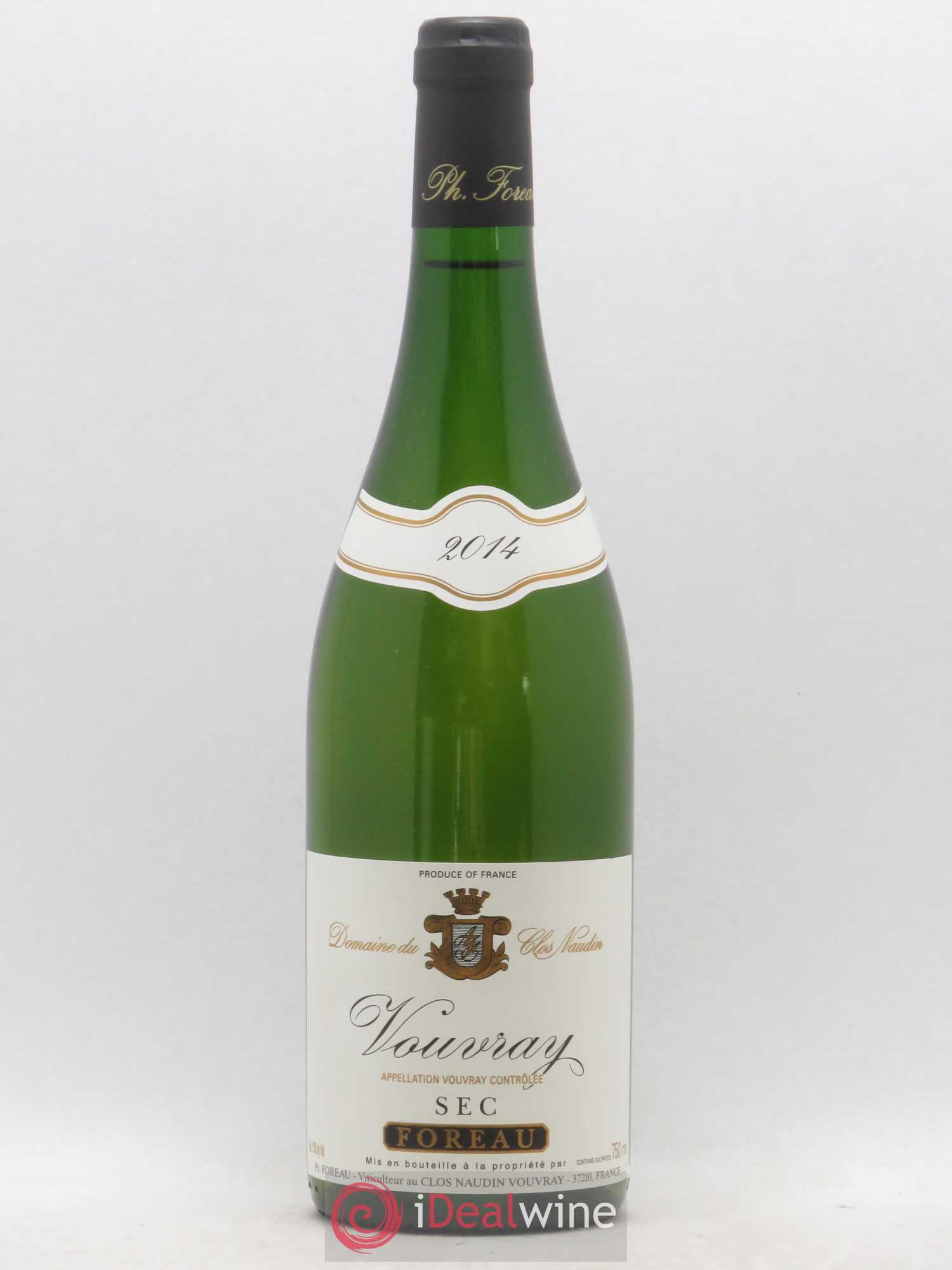Vouvray Sec Clos Naudin - Philippe Foreau (sans prix de réserve) 2014 - Lot de 1 bouteille - 0