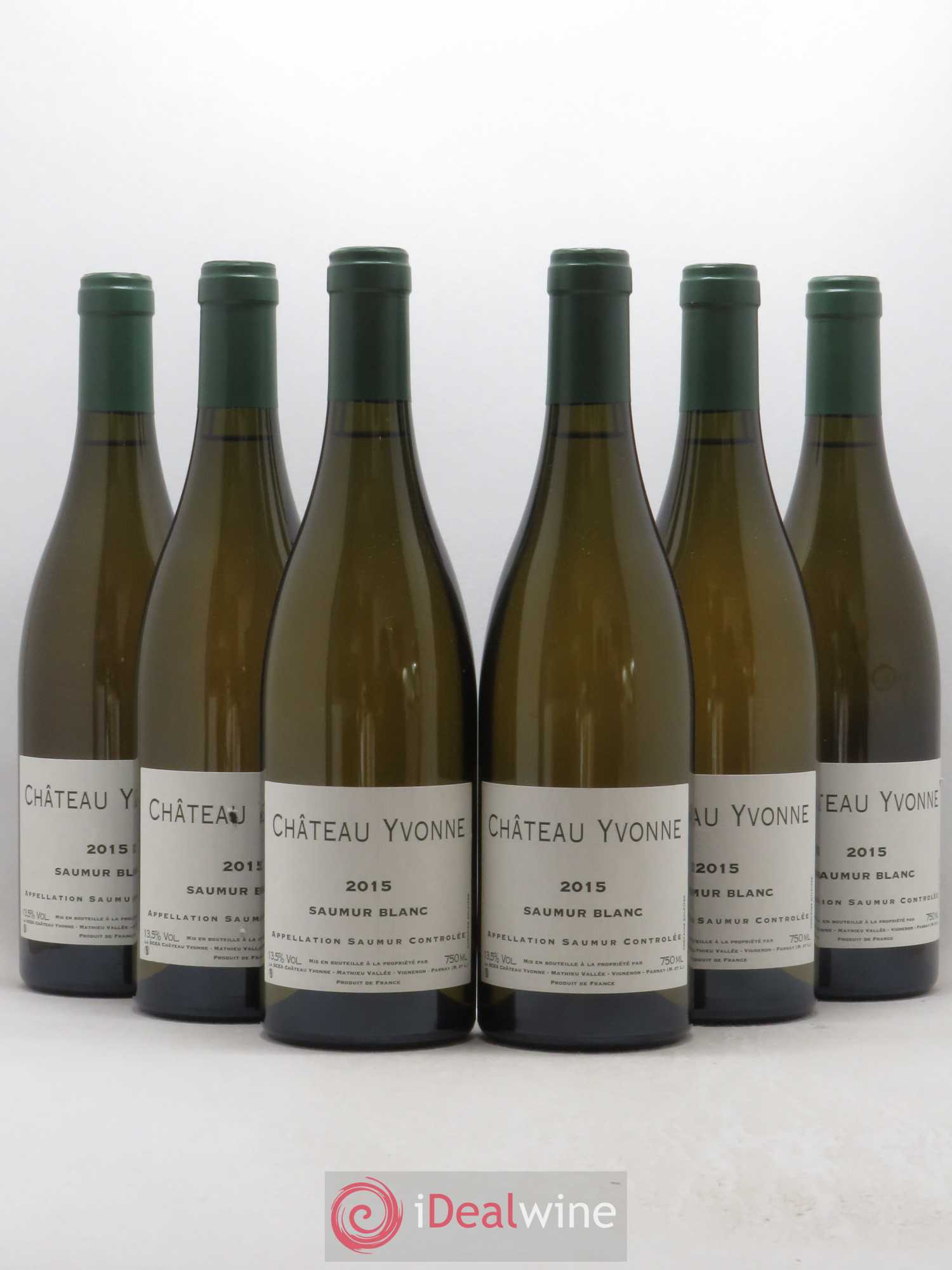 Saumur Château Yvonne (sans prix de réserve) 2015 - Lot de 6 bouteilles - 0
