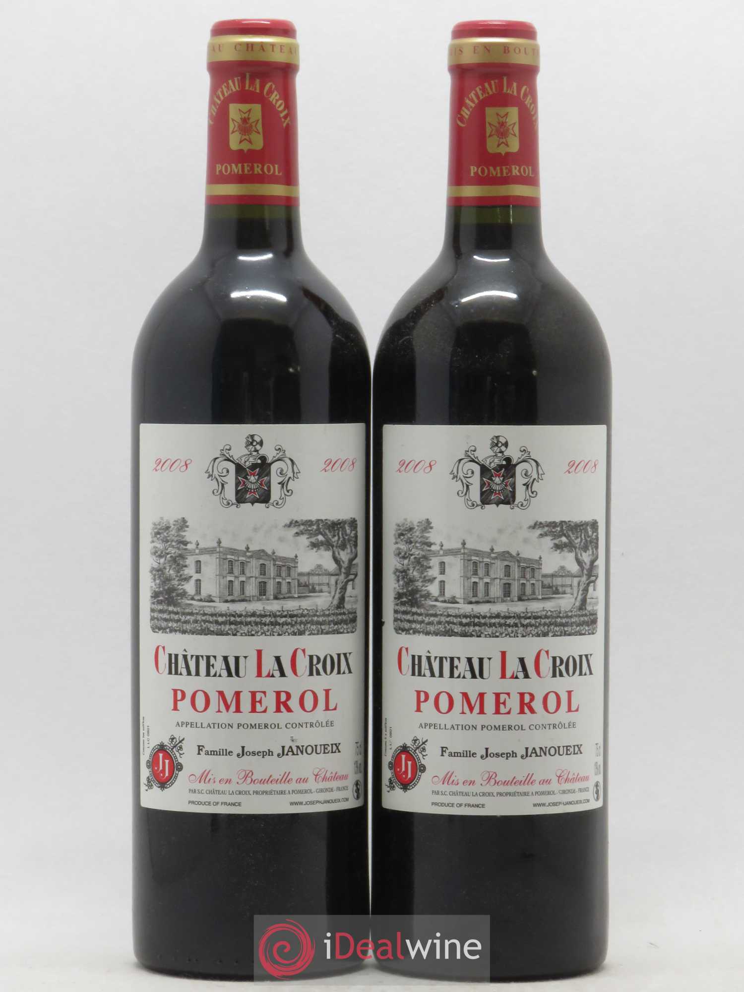 Château la Croix (sans prix de réserve) 2008 - Lot de 2 bouteilles - 0