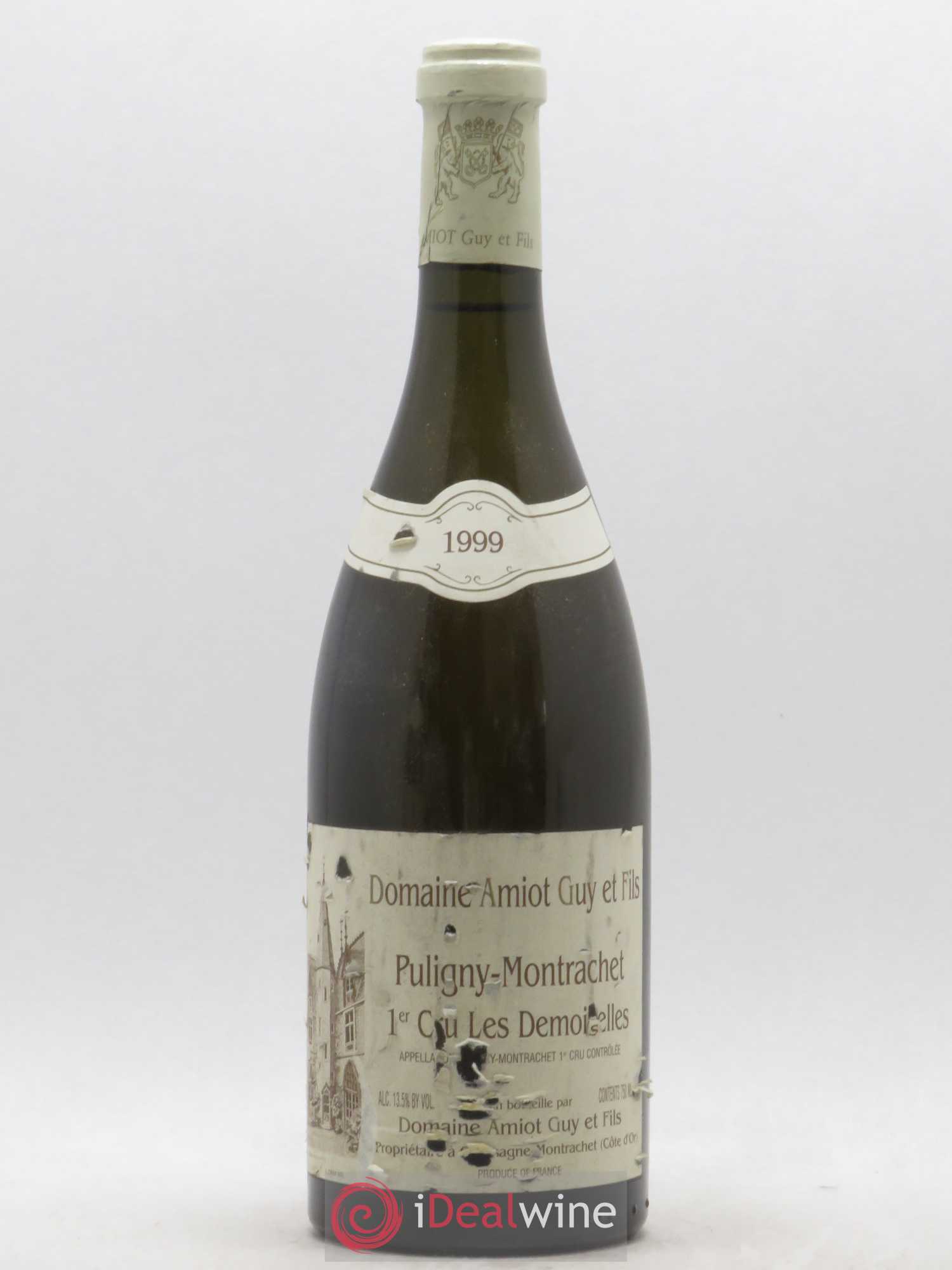Puligny-Montrachet 1er Cru Les Demoiselles Guy Amiot & Fils (sans prix de réserve) 1999 - Lot de 1 bouteille - 0