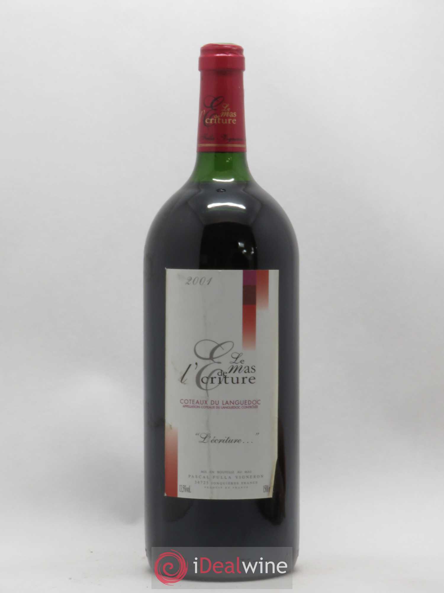 Coteaux du Languedoc Le Mas De L'Ecriture Pascal Fulla (sans prix de réserve) 2001 - Posten von 1 Magnum - 0