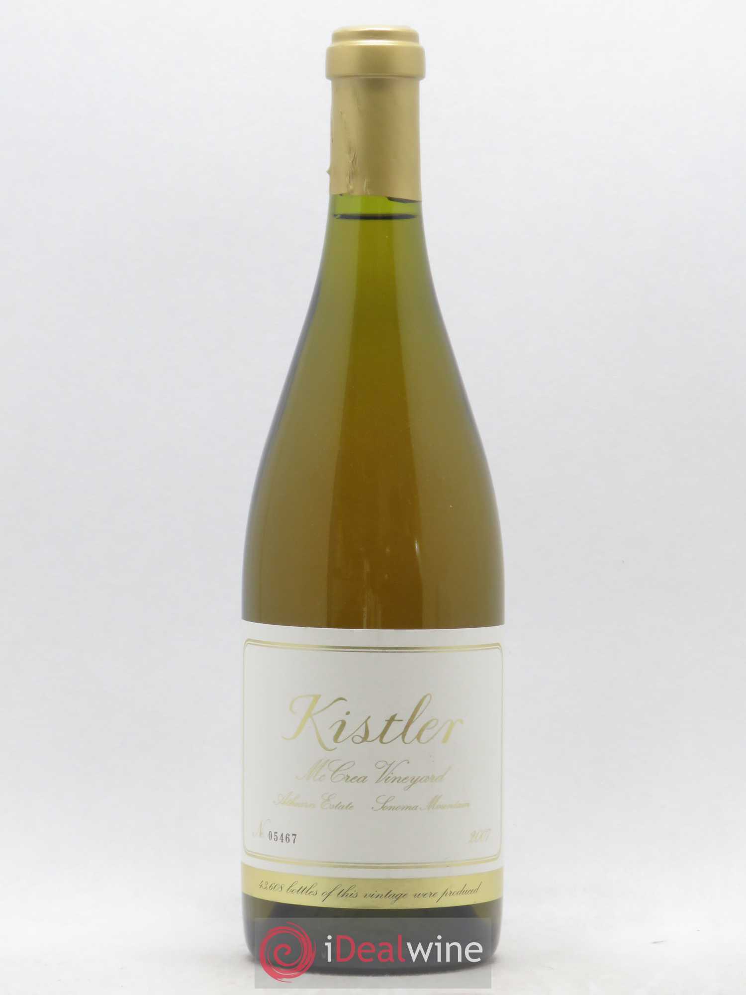 USA Sonoma Mountain Chardonnay McCrea Vineyard Kistler (sans prix de réserve) 2007 - Posten von 1 Flasche - 0