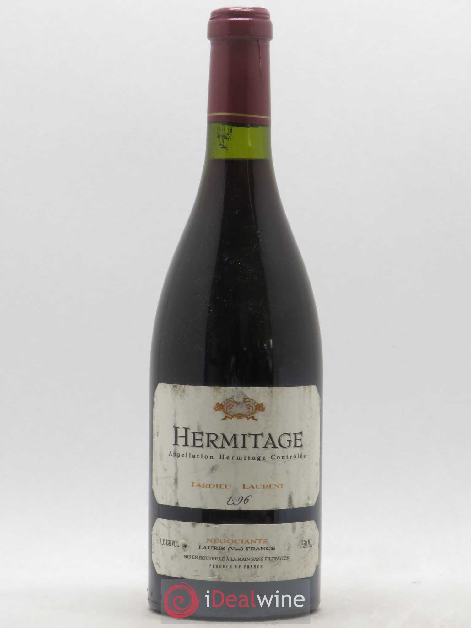 Hermitage Maison Tardieu-Laurent (sans prix de réserve) 1996 - Lot de 1 bouteille - 0