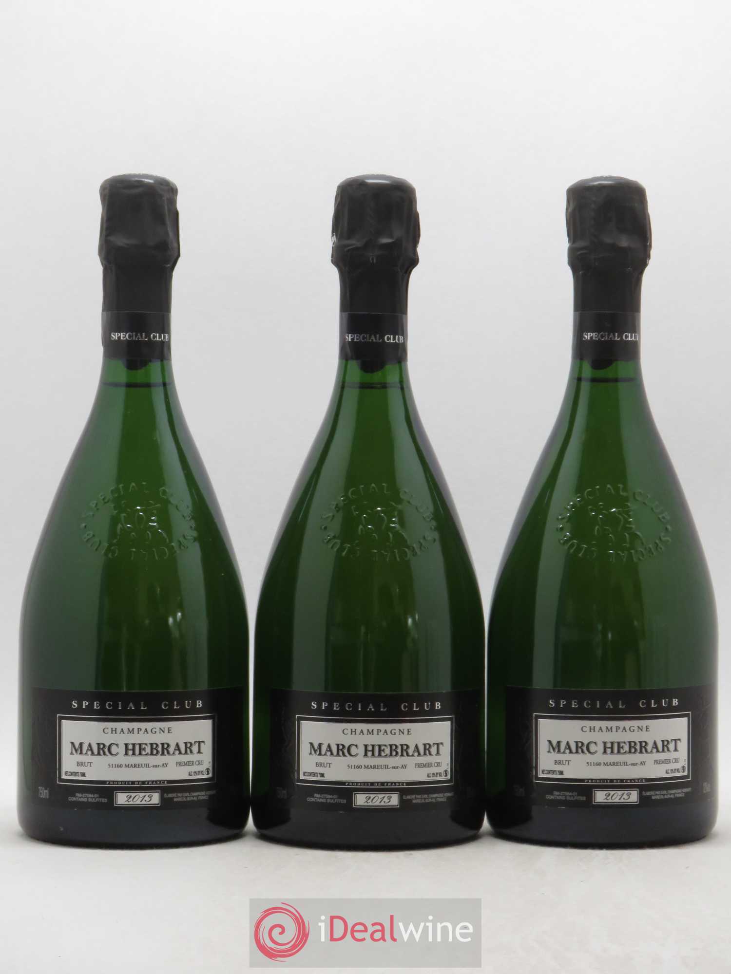 Champagne Marc Hebrart Special Club 2013 - Posten von 3 Flaschen - 0