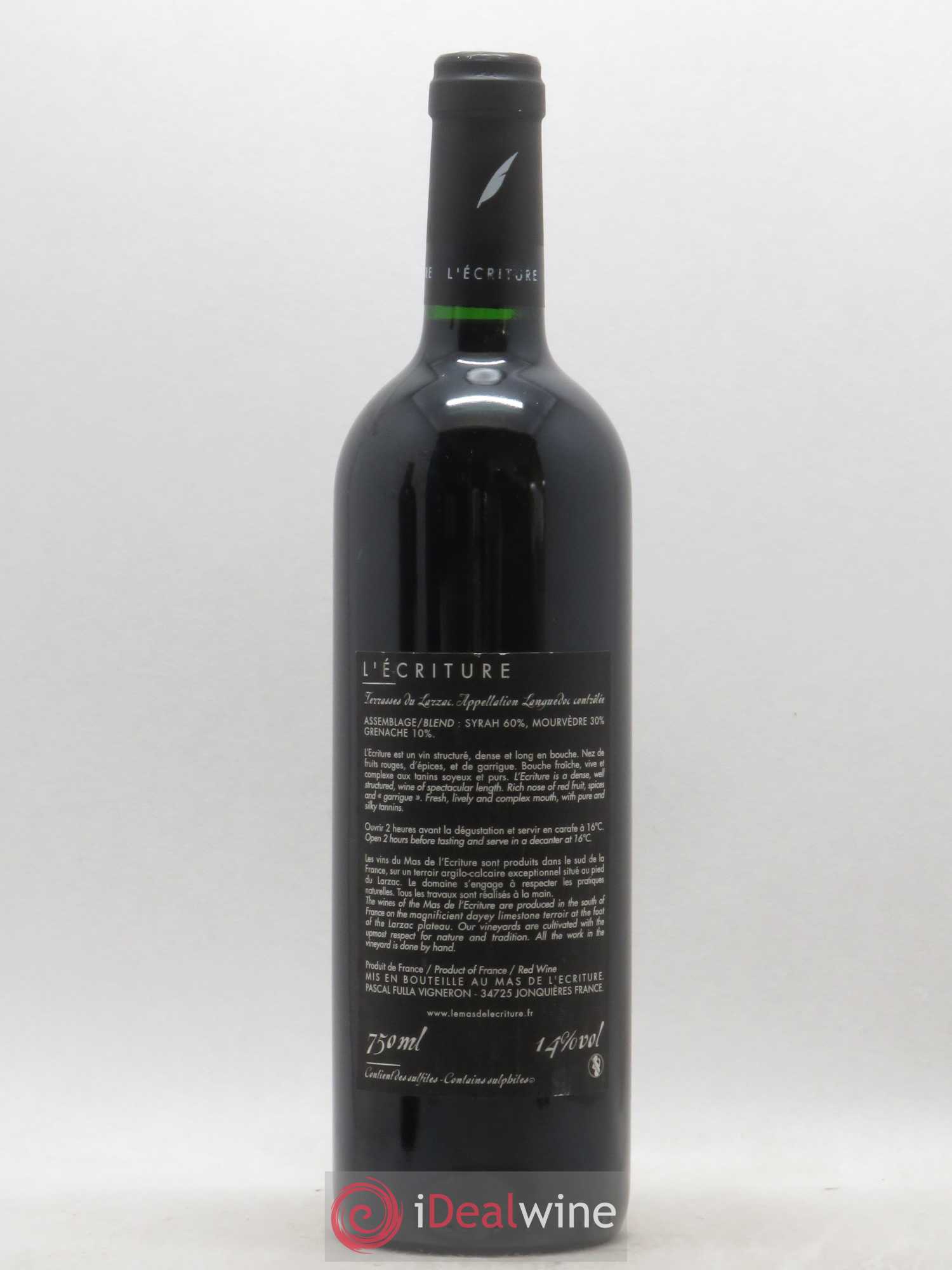 Languedoc Le Mas de l'Ecriture Pascal Fulla (sans prix de réserve) 2007 - Posten von 1 Flasche - 1