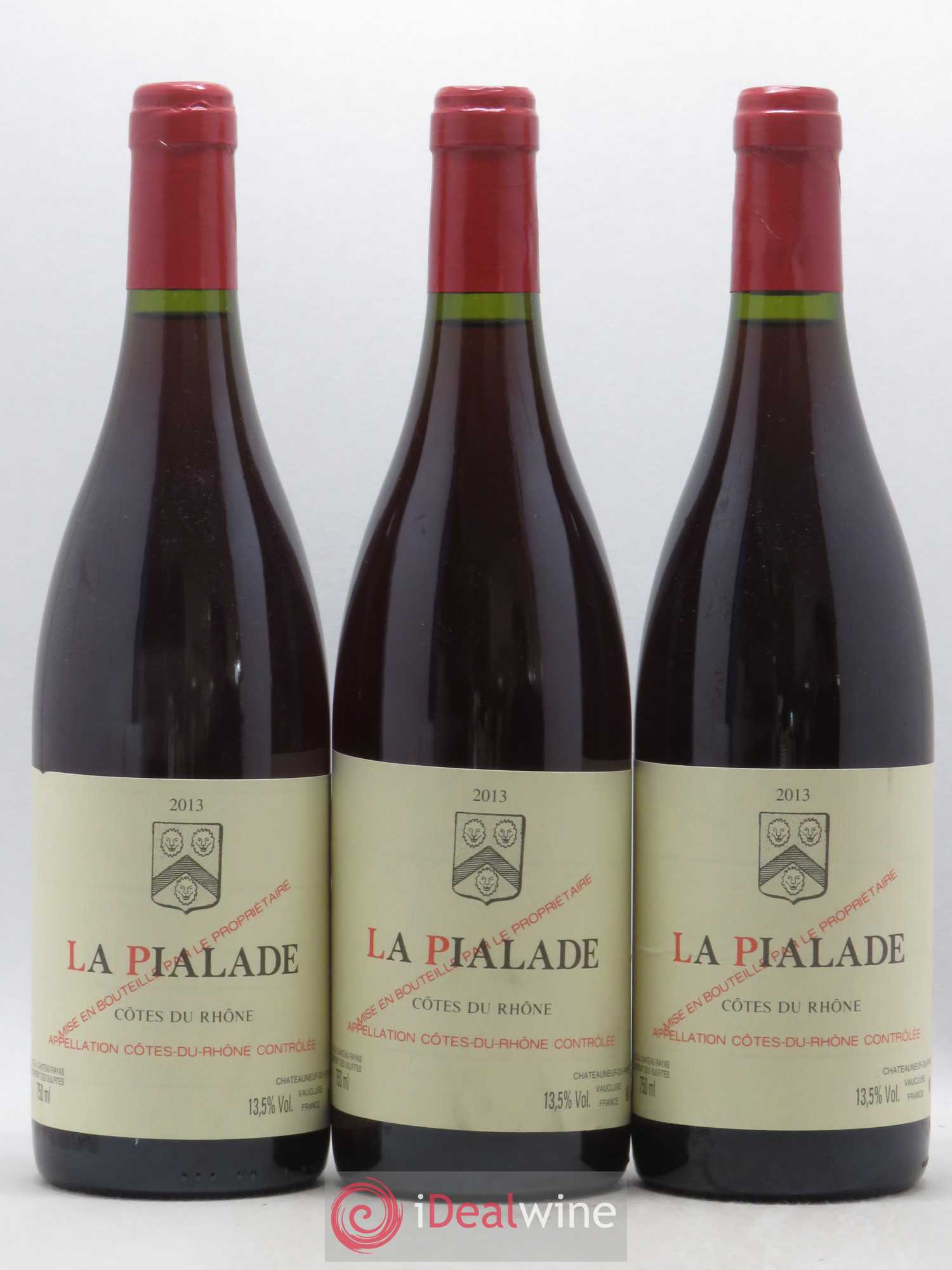 Côtes-du-Rhône La Pialade Emmanuel Reynaud 2013 - Lot de 3 bouteilles - 0