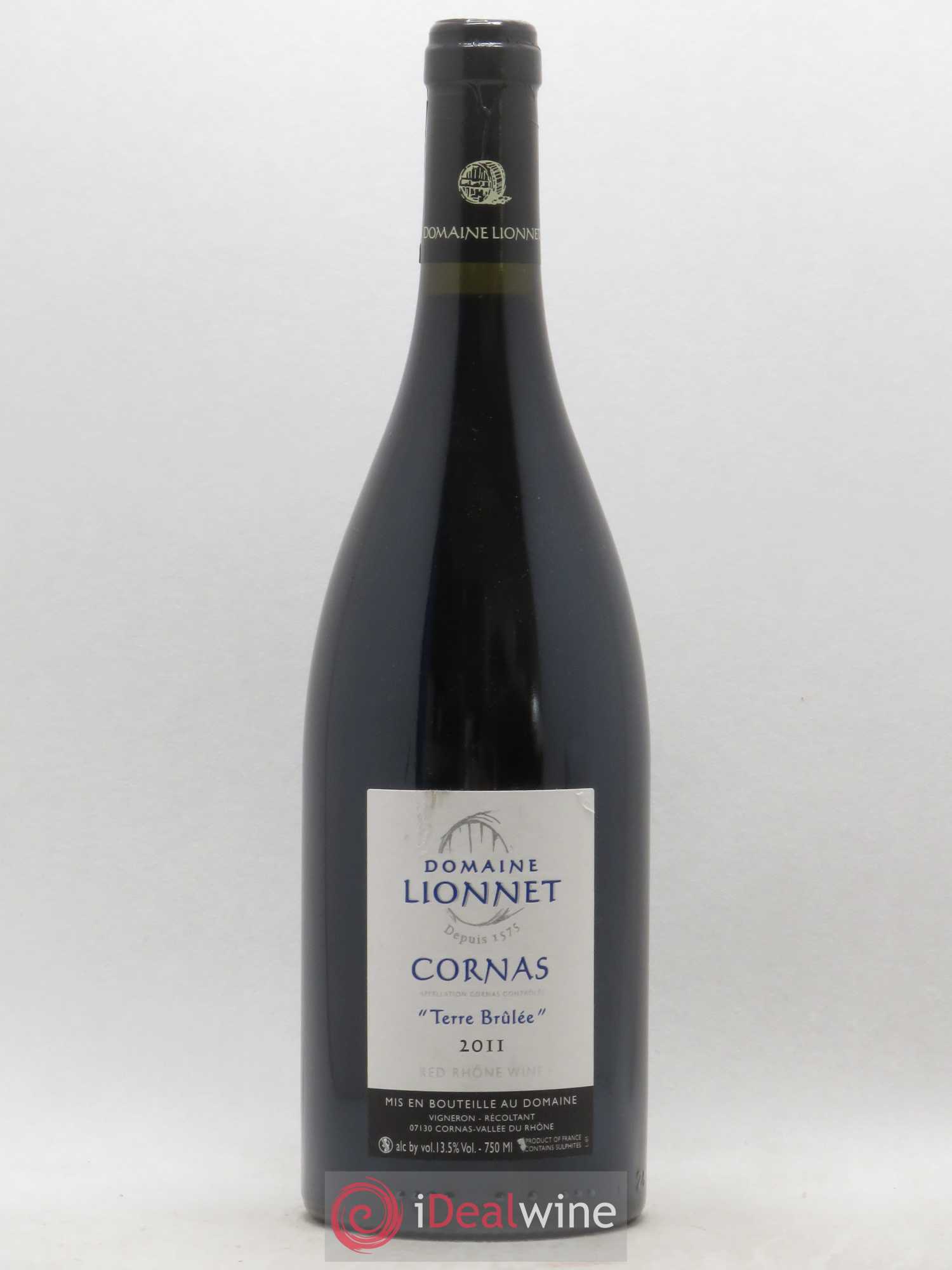 Cornas Terre Brullée Domaine Lionnet (sans prix de réserve) 2011 - Posten von 1 Flasche - 0