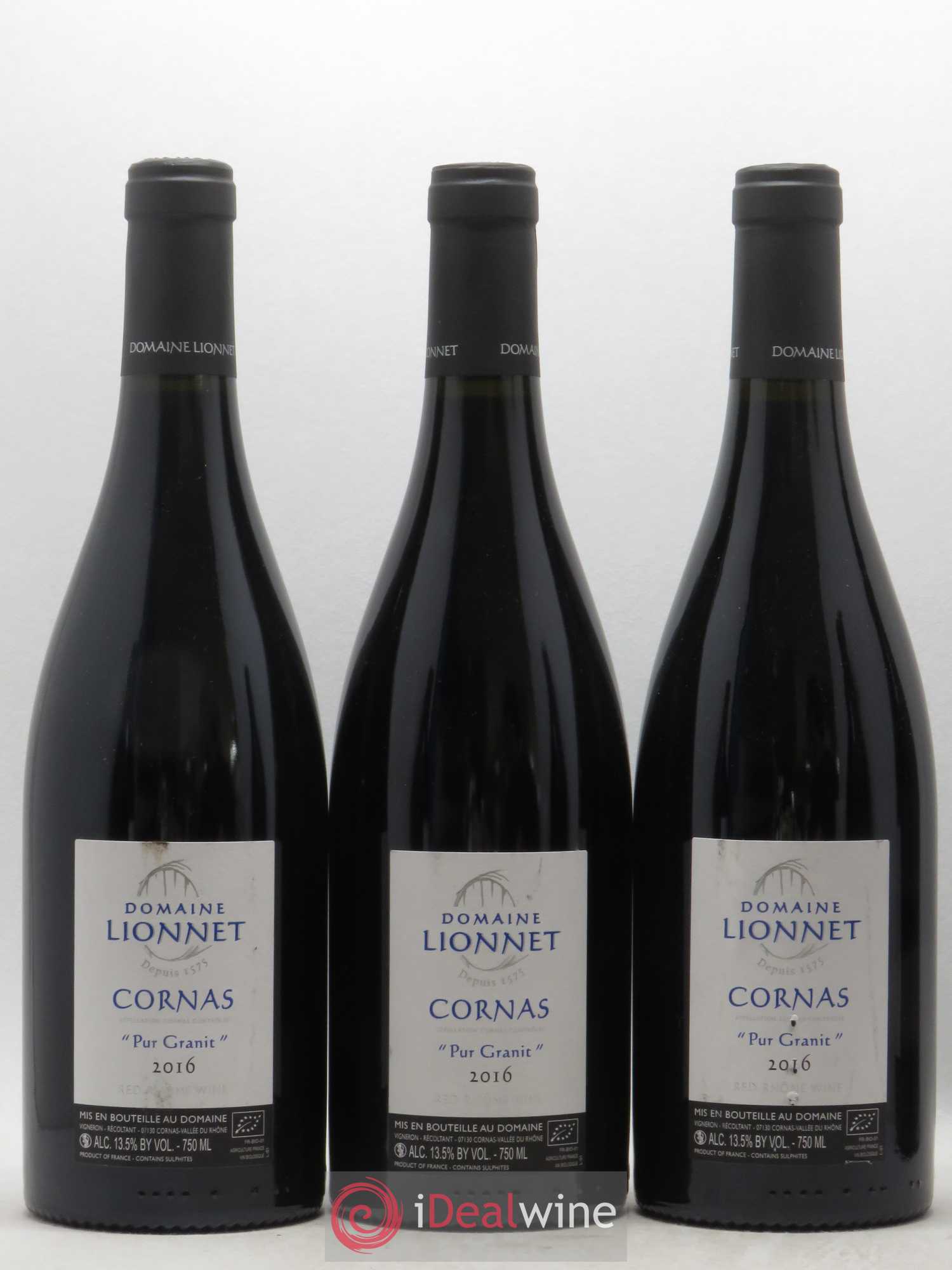 Cornas Pur Granit Domaine Lionnet 2016 - Posten von 6 Flaschen - 1