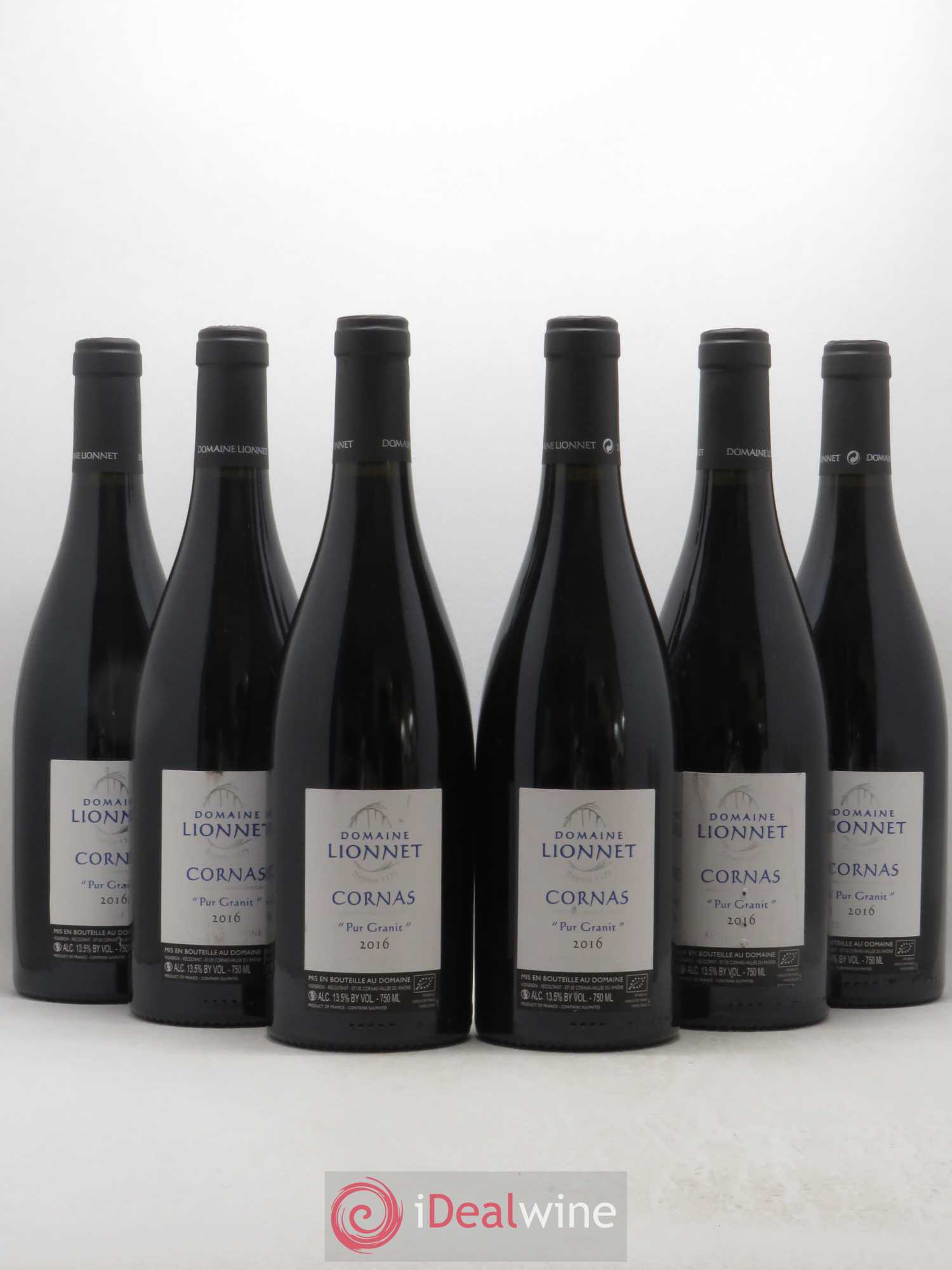 Cornas Pur Granit Domaine Lionnet 2016 - Posten von 6 Flaschen - 0