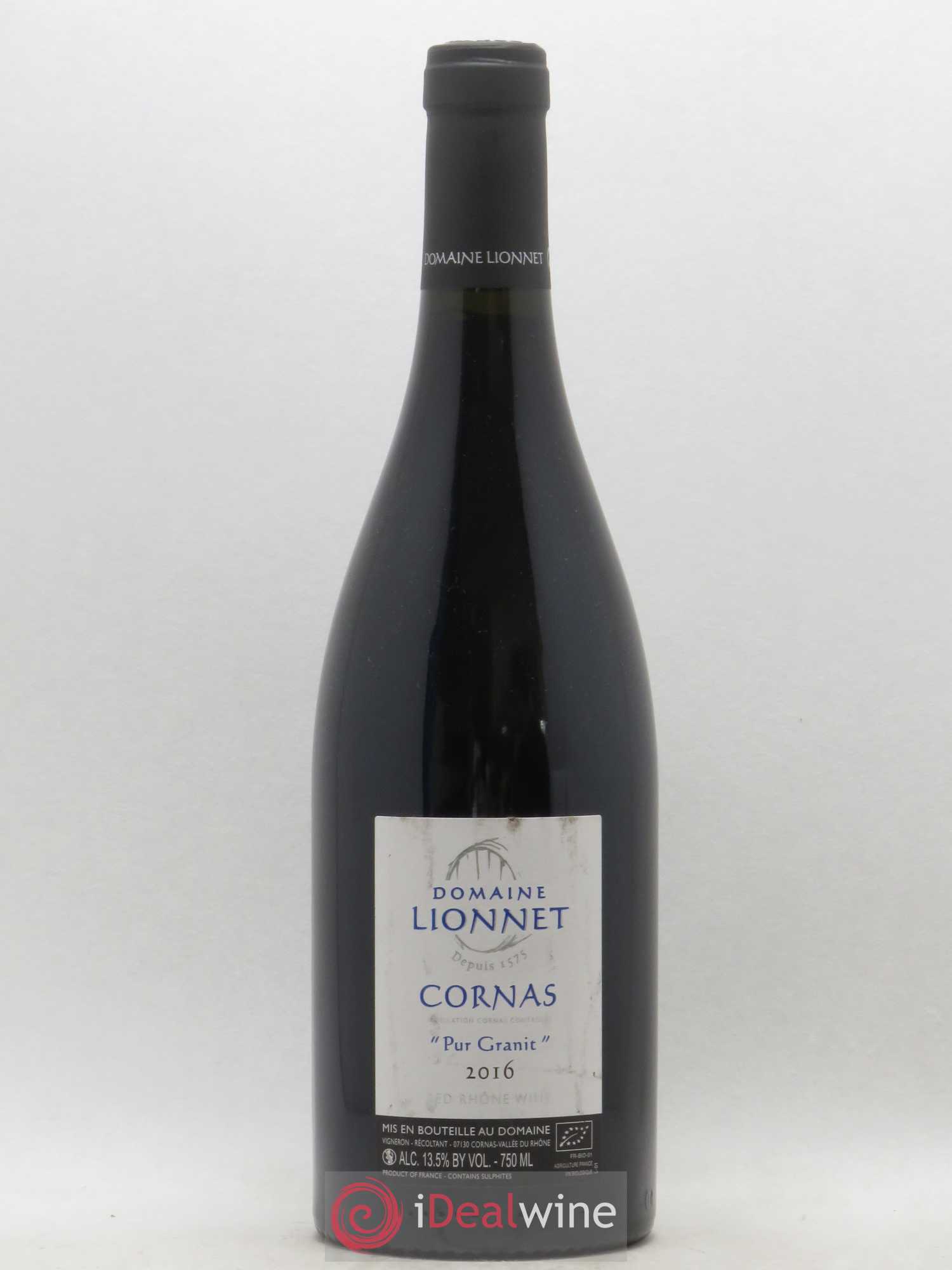 Cornas Pur Granit Domaine Lionnet (sans prix de réserve) 2016 - Posten von 1 Flasche - 0