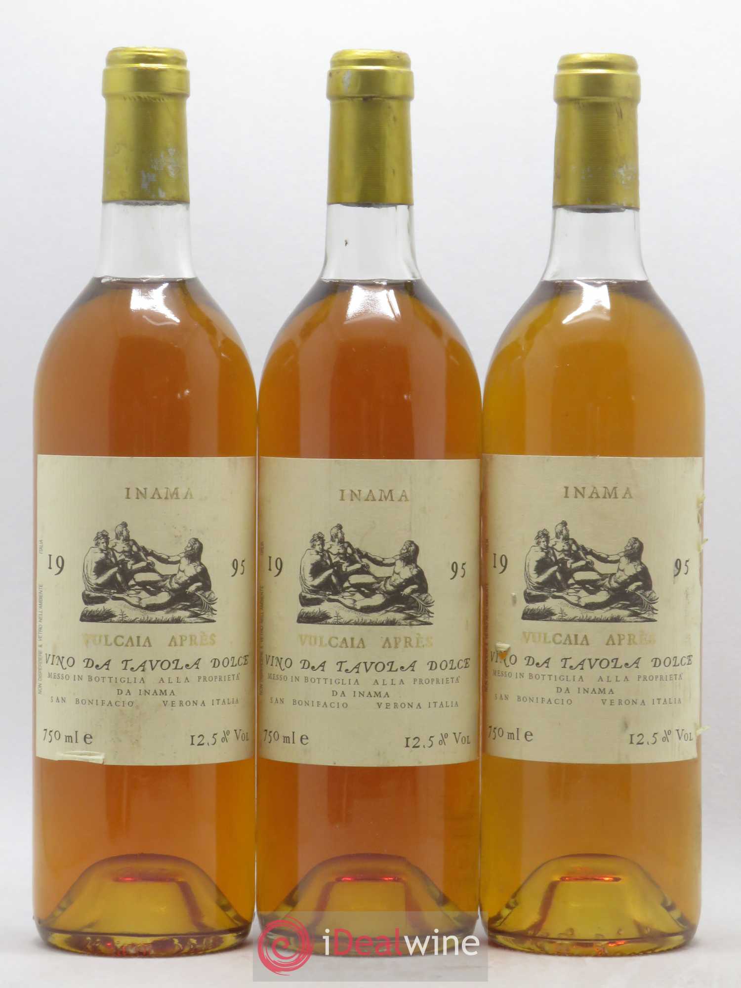 Italie Vino Da Tavola Dolce Inama (sans prix de réserve) 1995 - Lotto di 3 bottiglie - 0