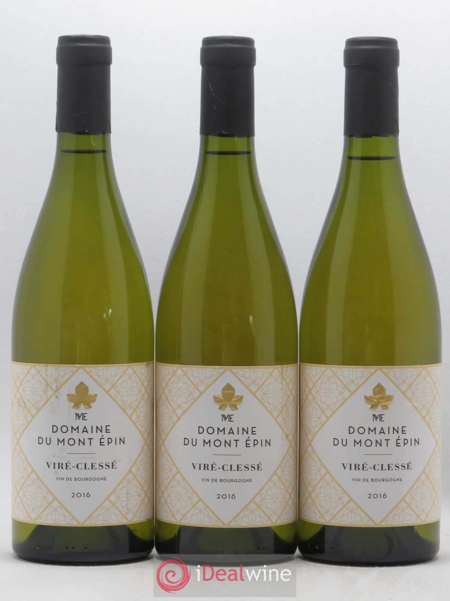 Viré-Clessé Domaine du Mont Epin (sans prix de réserve) 2016 - Posten von 3 Flaschen - 0