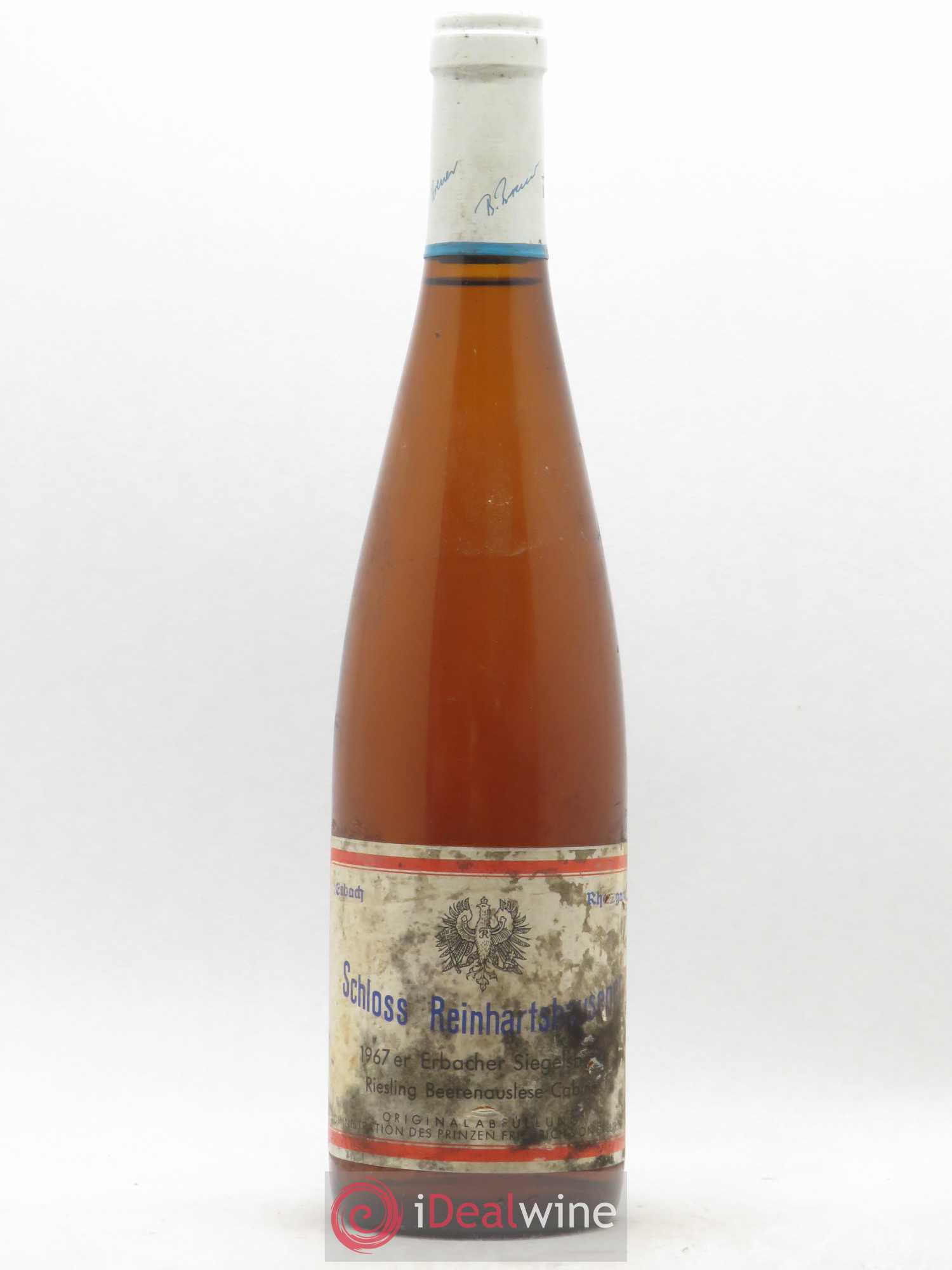 Riesling Rheingau Schloss Reinhartshausener Erbacher Beerenauslese Georg Breuer (sans prix de réserve) 1967 - Posten von 1 Flasche - 0