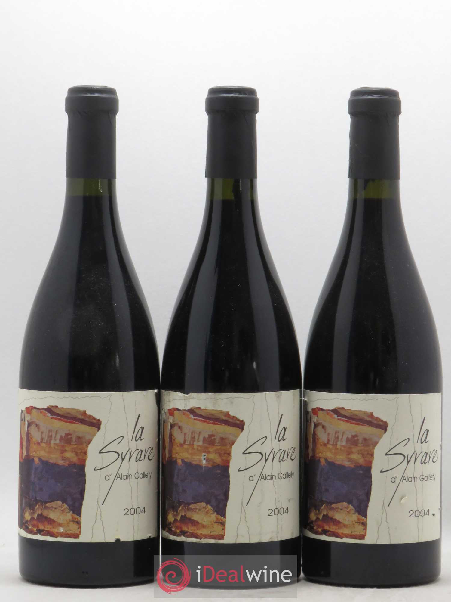 Côtes du Vivarais La Syrare Gallety (Domaine) 2004 - Lot de 3 bouteilles - 0