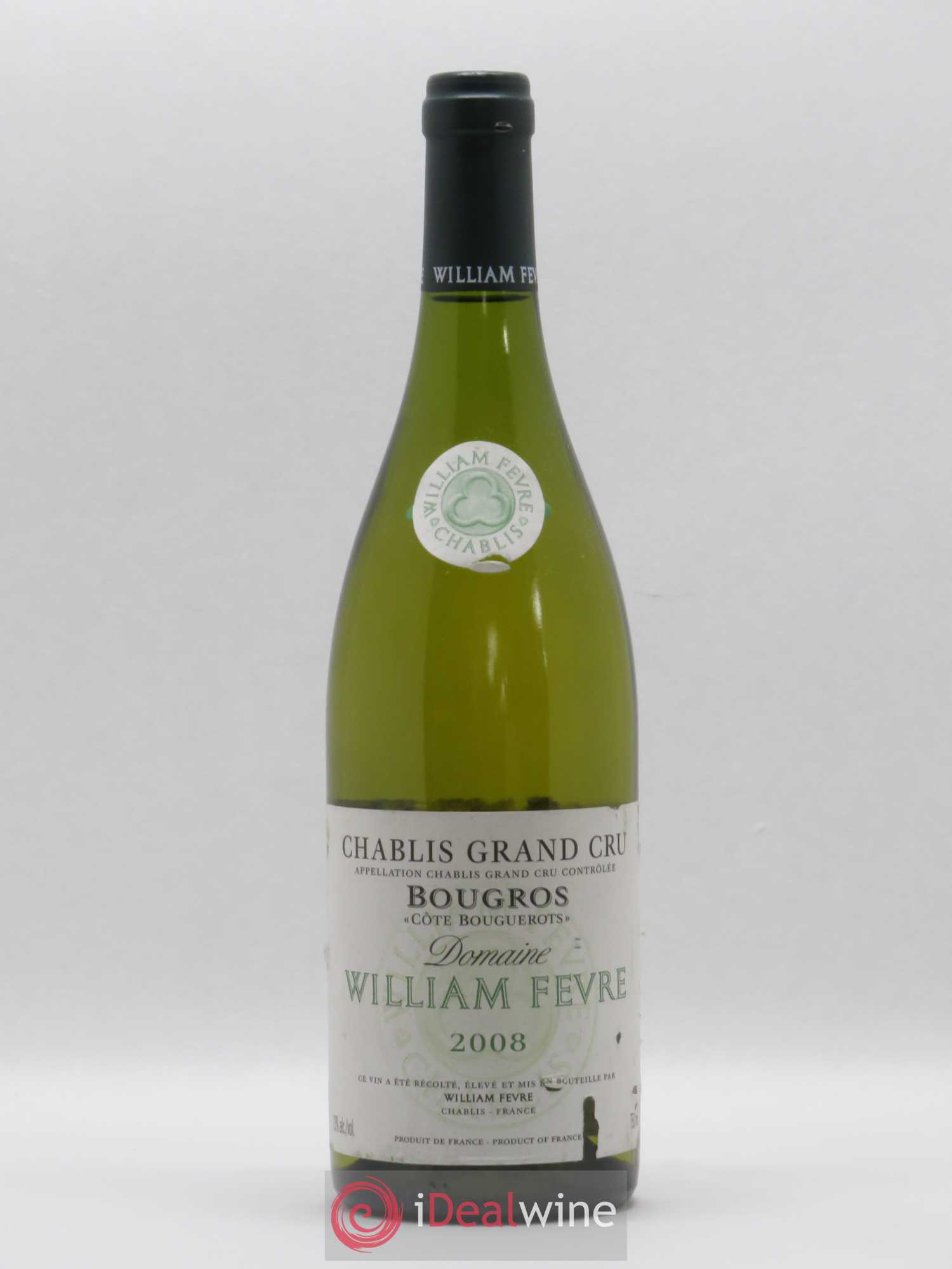 Chablis Grand Cru Bougros Côte Bouguerots William Fèvre (sans prix de réserve) 2007 - Lot de 1 bouteille - 0