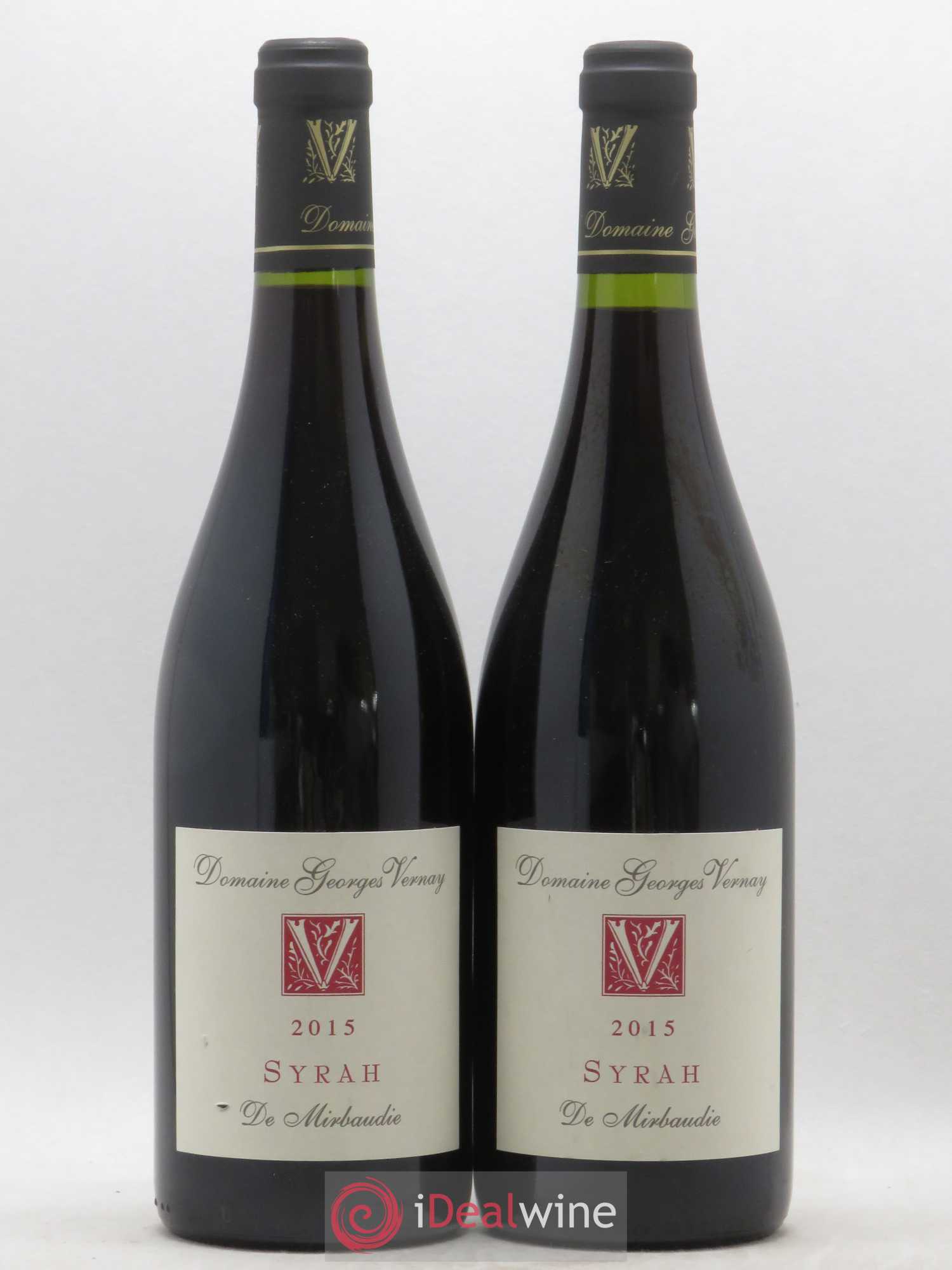 Collines Rhodaniennes Syrah De Mirbaudie Domaine Georges Vernay (sans prix de réserve) 2015 - Lotto di 2 bottiglie - 0