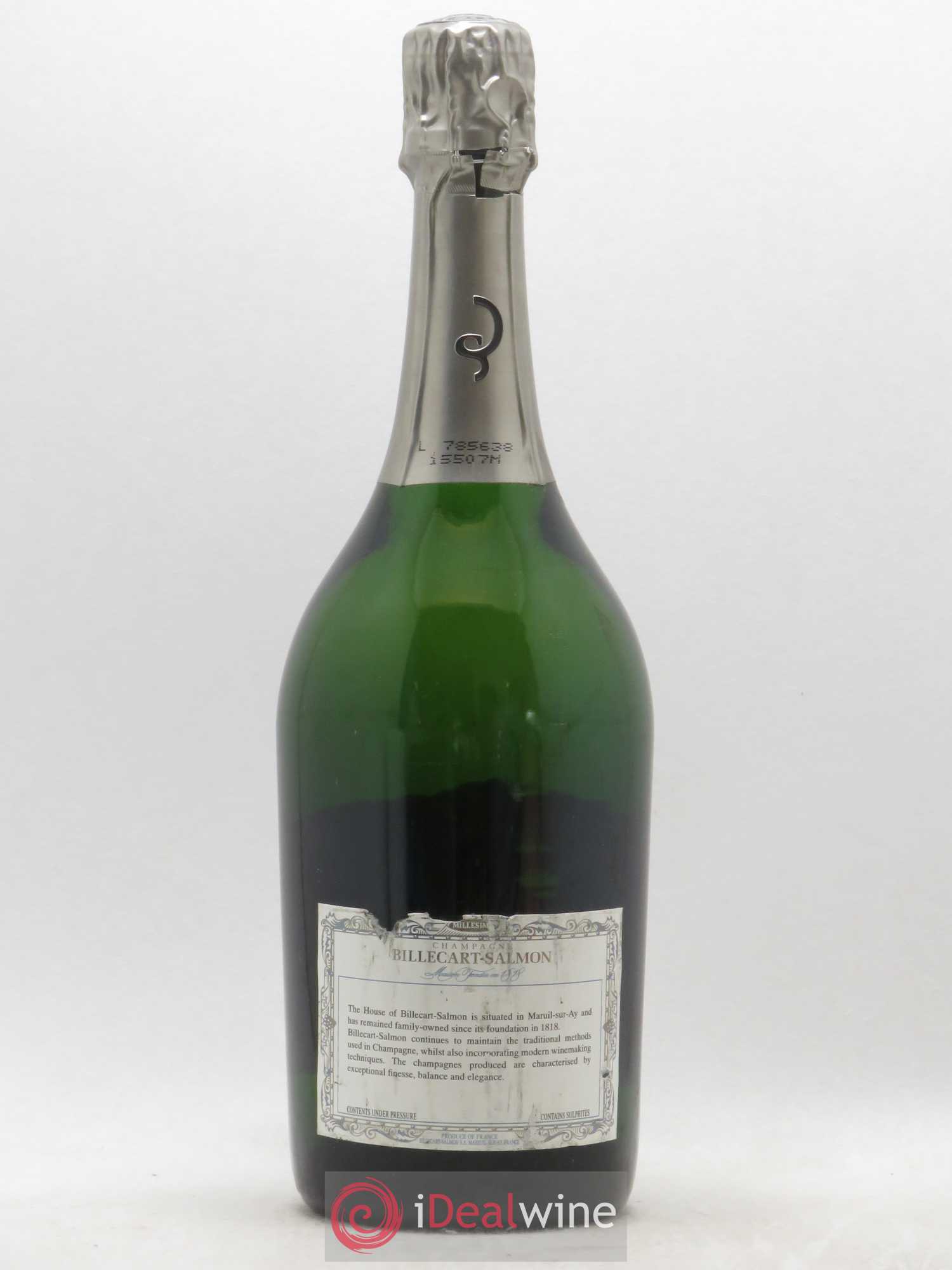 Blanc de Blancs Grand Cru Brut Billecart-Salmon 1998 - Lot de 1 bouteille - 1