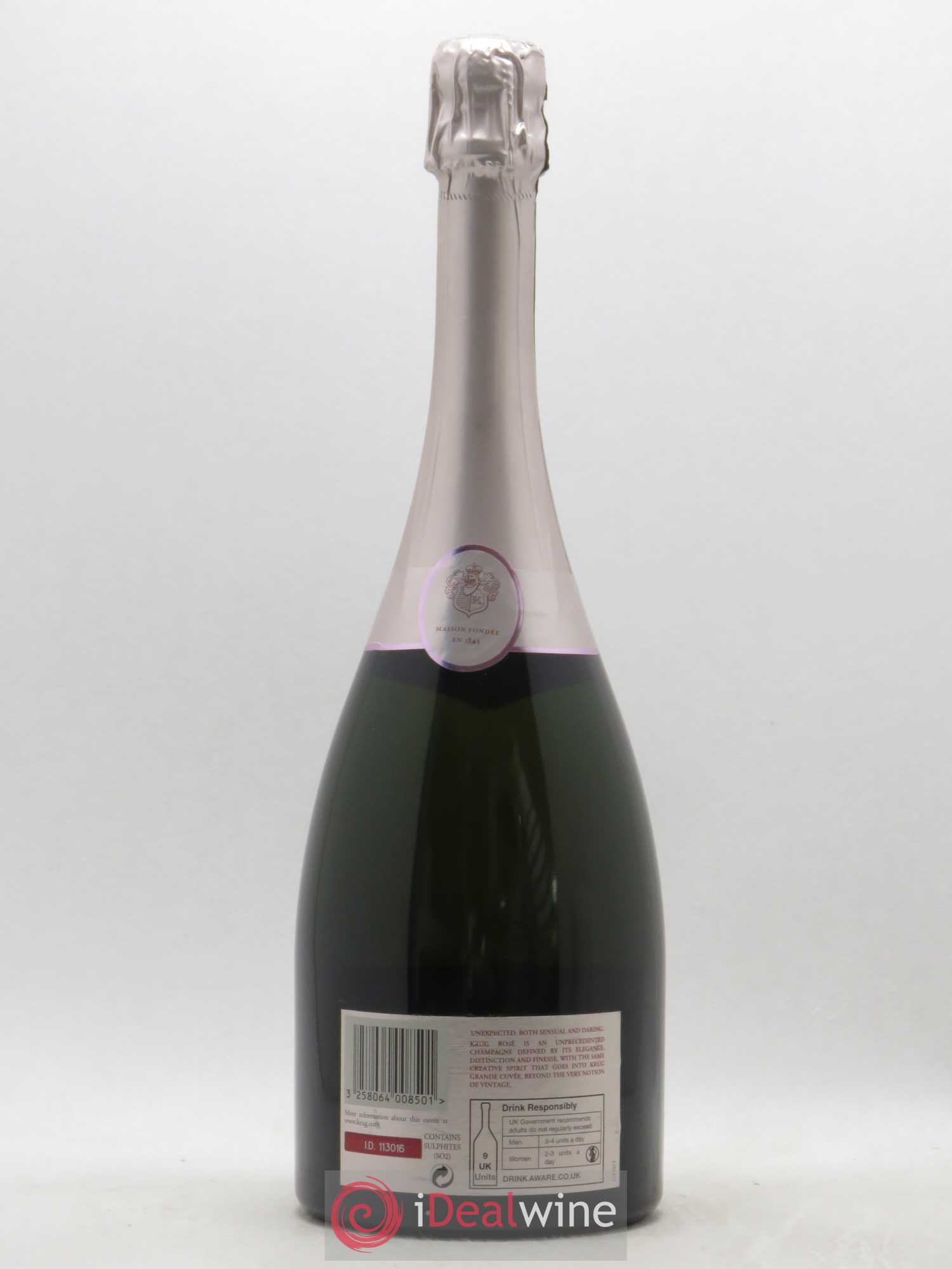 Rosé Brut Krug  (senza prezzo di riserva) - Lotto di 1 bottiglia - 1