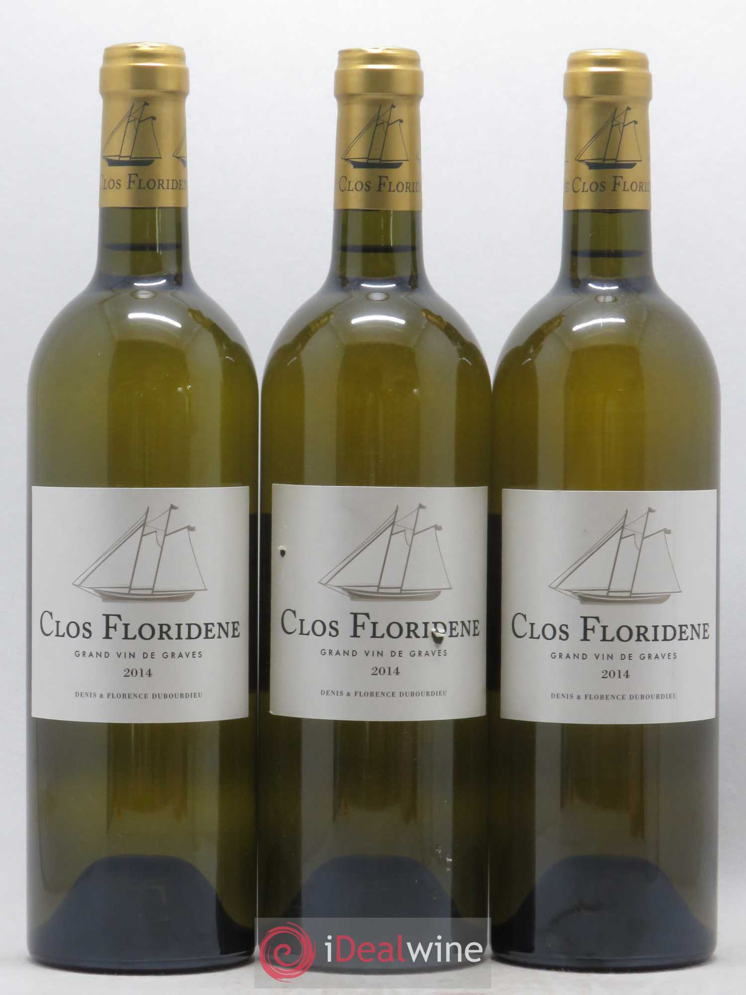 Clos Floridène (sans prix de réserve) 2014 - Lot de 3 bouteilles - 0