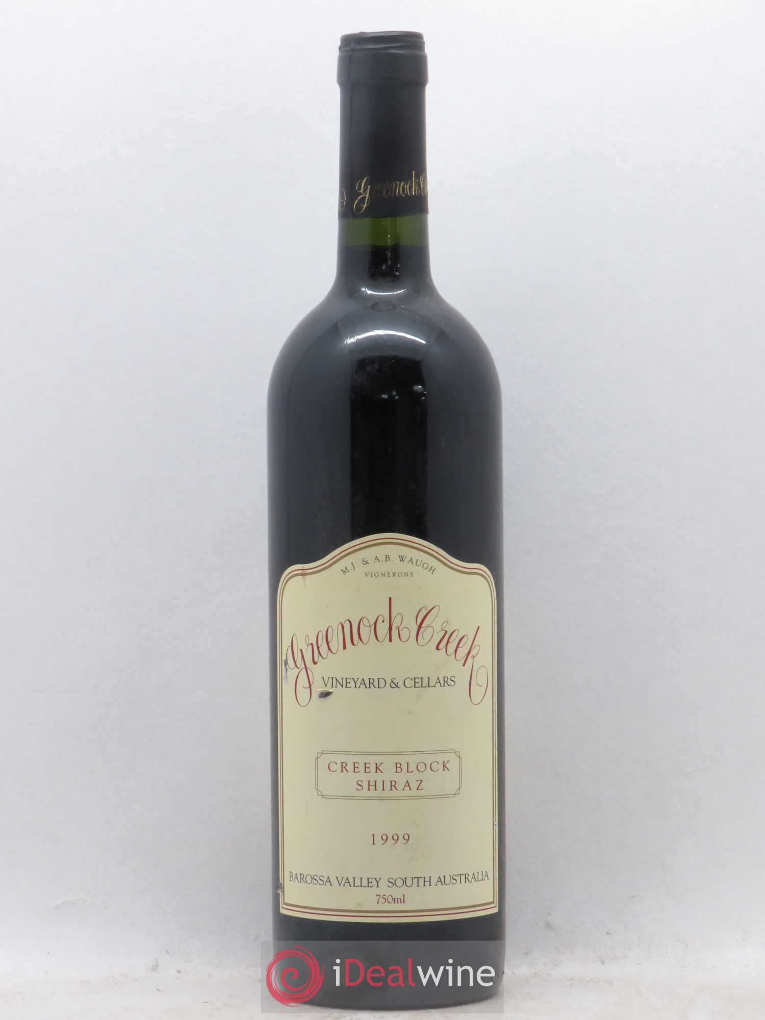 Australie Greenock Creek Creek Block Shiraz (sans prix de réserve) 1999 - Posten von 1 Flasche - 0