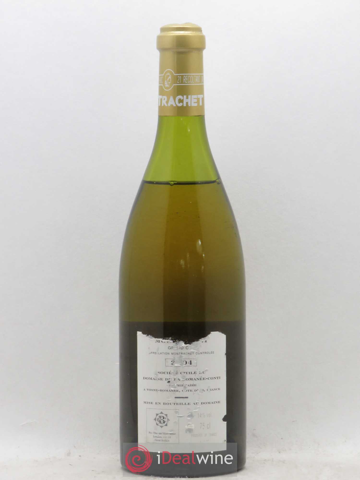 Montrachet Grand Cru Domaine de la Romanée-Conti 2004 - Lot of 1 bottle - 1