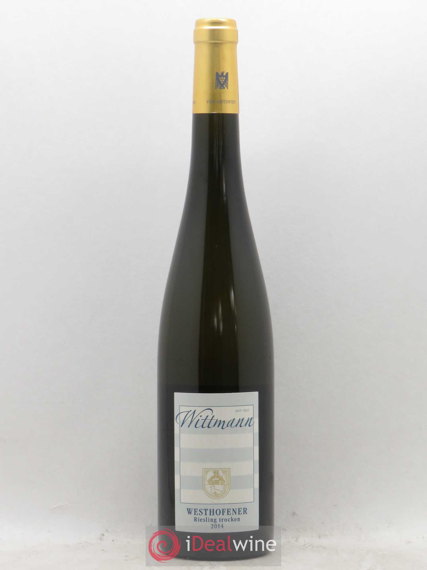 Allemagne Rheinhessen Witmann Westhofener Riesling Trocken 2014 - Posten von 1 Flasche - 0