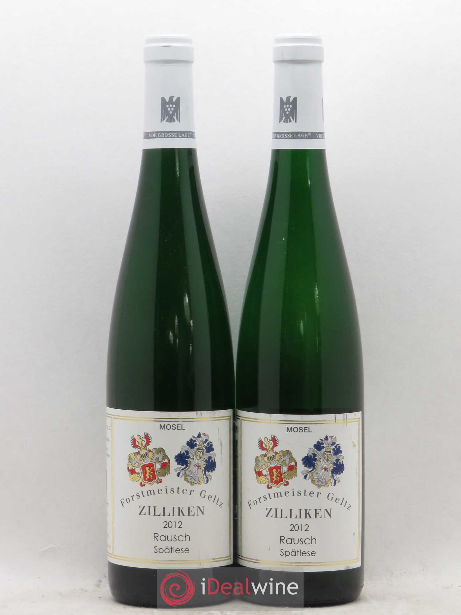 Allemagne Mosel-Saar Forstmeister Geltz Saarburg Rausch Riesling Spatlese Zilliken (sans prix de réserve) 2012 - Posten von 2 Flaschen - 0