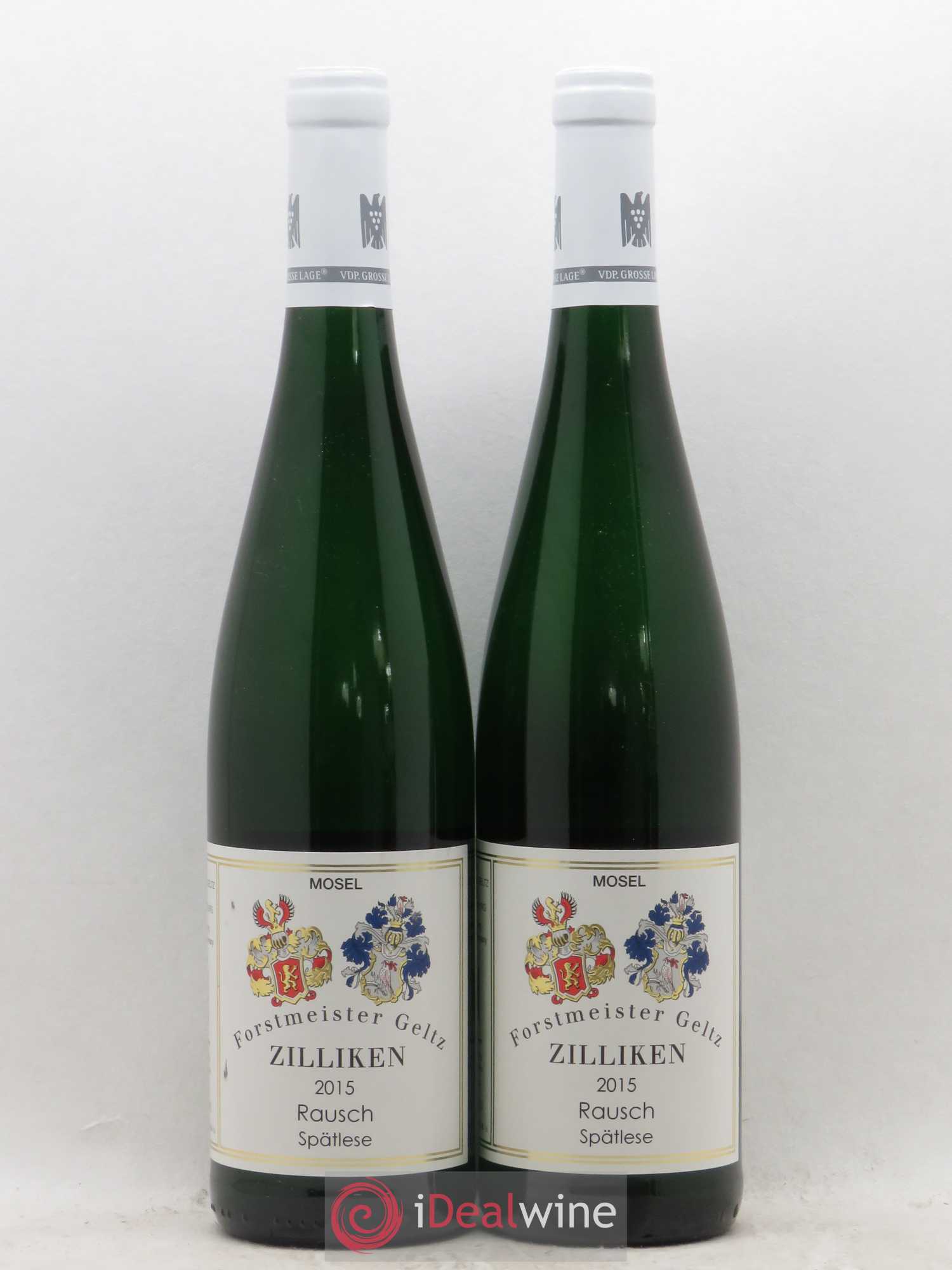 Allemagne Mosel-Saar Forstmeister Geltz Saarburg Rausch Riesling Spatlese (sans prix de réserve) 2015 - Posten von 2 Flaschen - 0