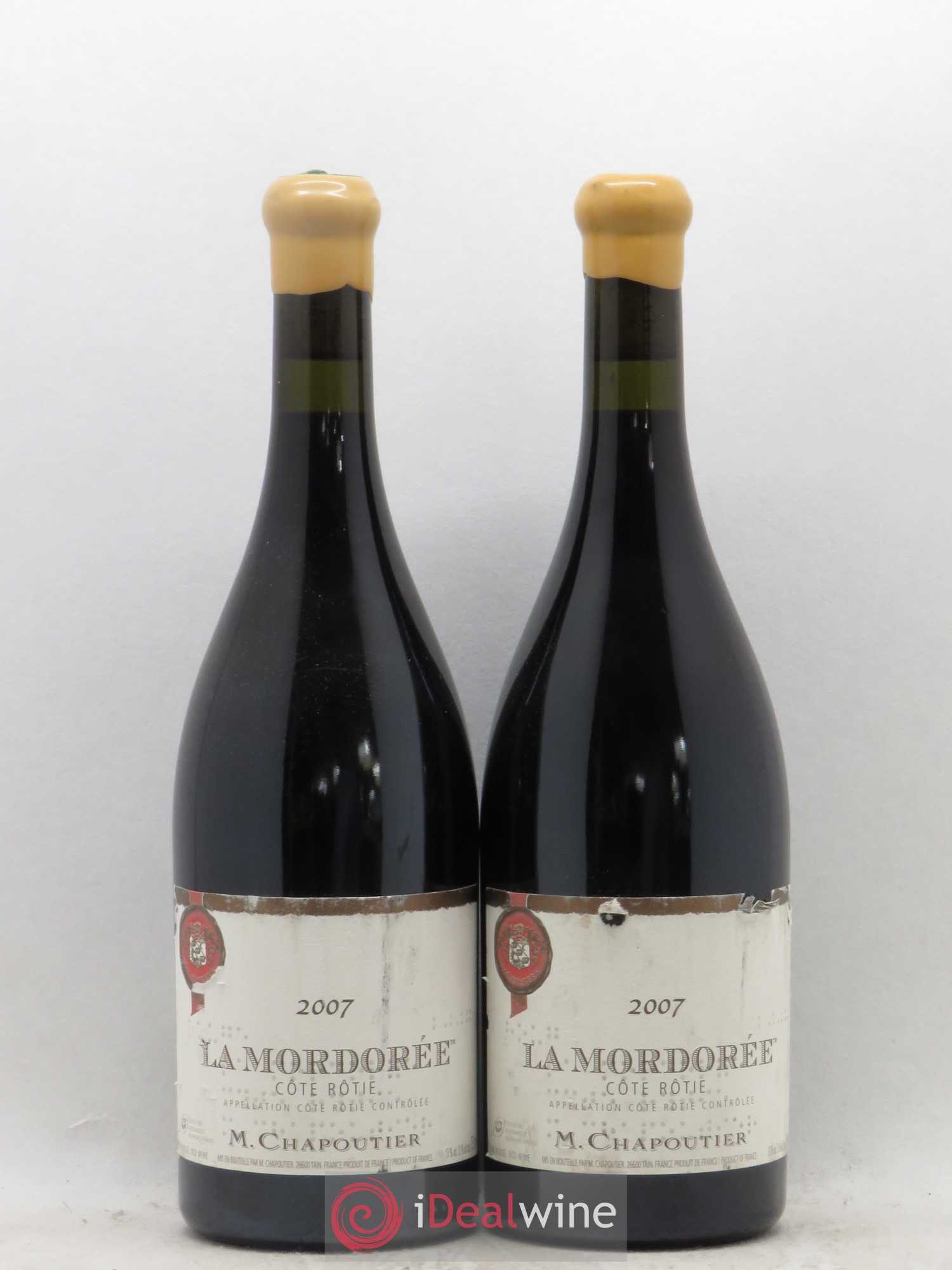 Côte-Rôtie La Mordorée Chapoutier (sans prix de réserve) 2007 - Lot de 2 bouteilles - 0