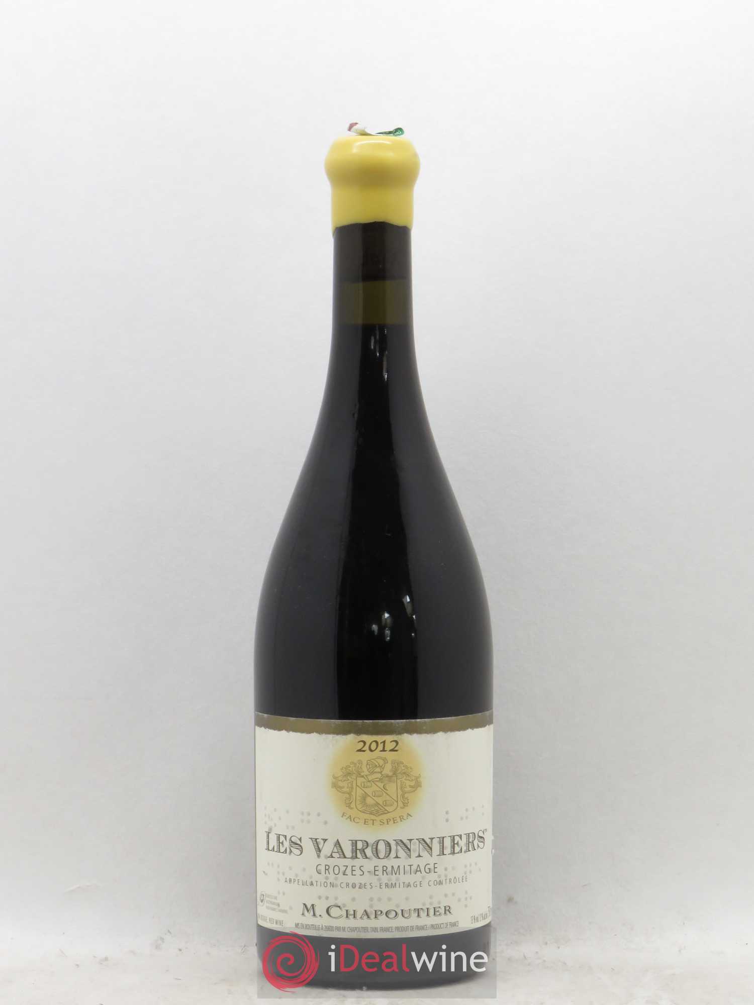 Crozes-Hermitage Les Varonniers Chapoutier (sans prix de réserve) 2012 - Lot de 1 bouteille - 0