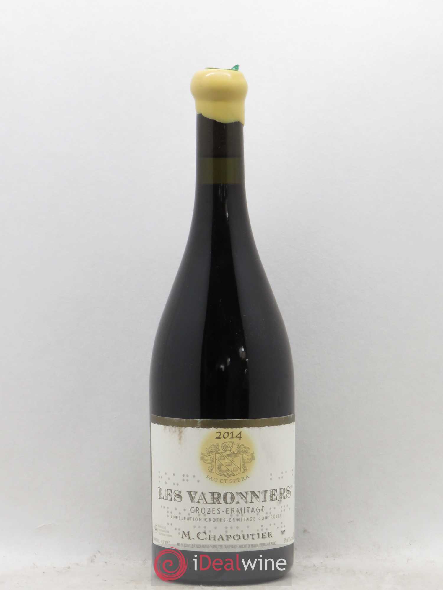 Crozes-Hermitage Les Varonniers Chapoutier (sans prix de réserve) 2014 - Lot de 1 bouteille - 0