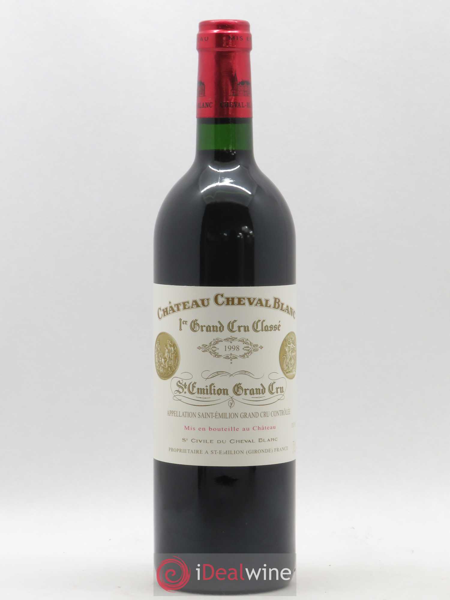 Château Cheval Blanc 1er Grand Cru Classé A 1998 - Lot de 1 bouteille - 0