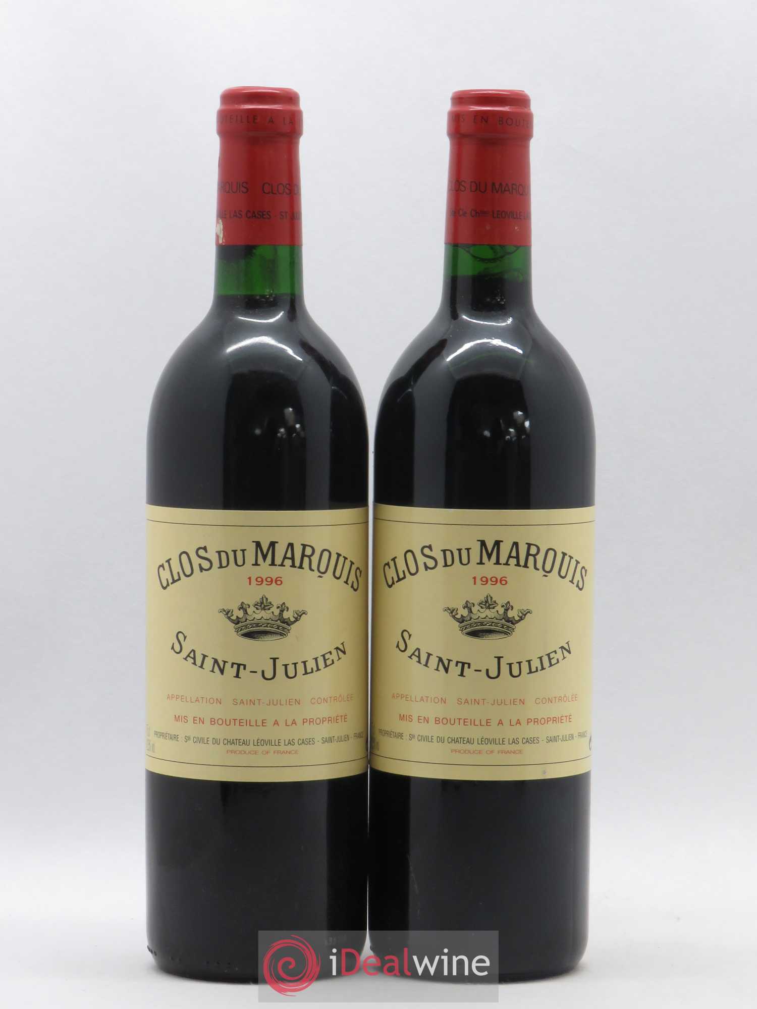 Clos du Marquis 1996 - Lot de 2 bouteilles - 0