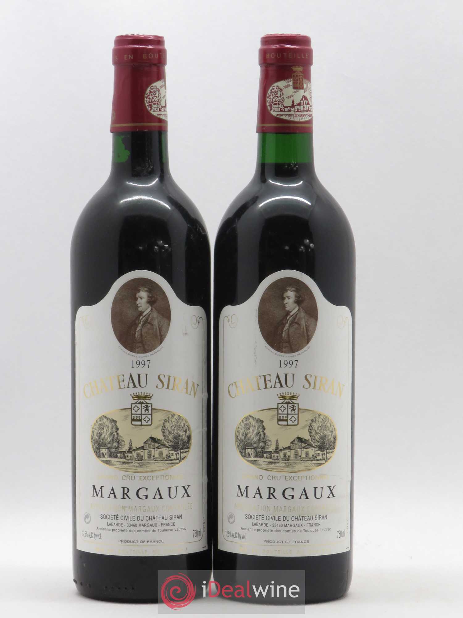 Château Siran 1997 - Lot de 2 bouteilles - 0