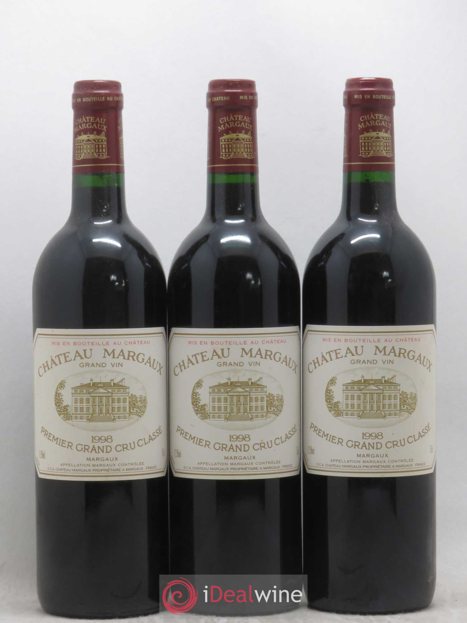 Château Margaux 1er Grand Cru Classé 1998 - Lot de 6 bouteilles - 2