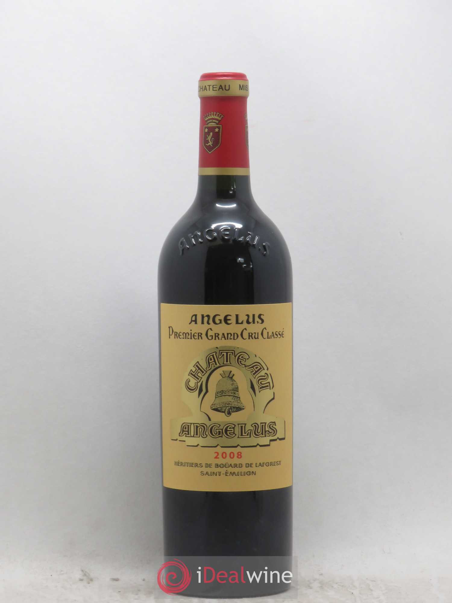 Château Angélus 1er Grand Cru Classé A 2008 - Lot de 1 bouteille - 0