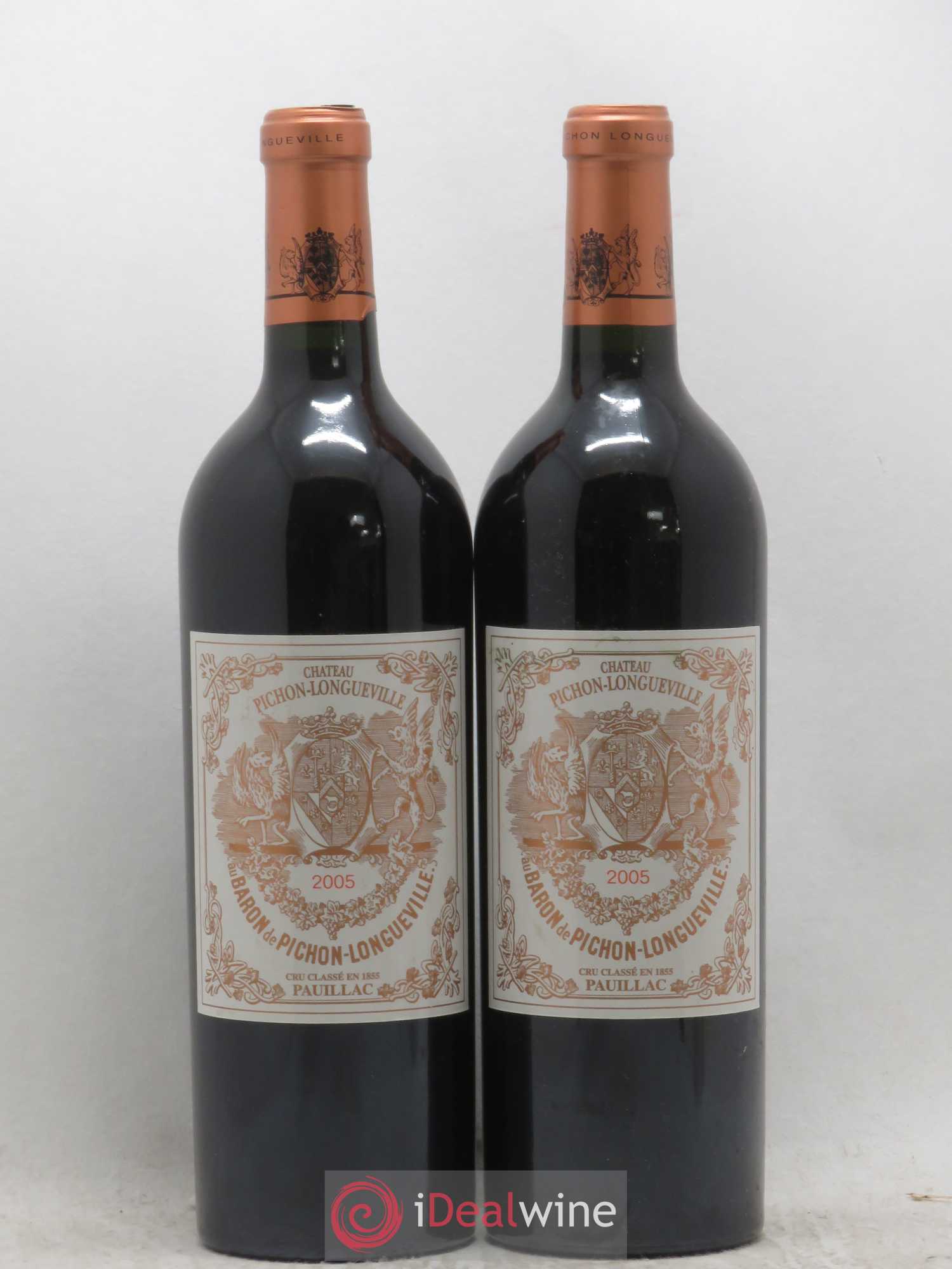 Pichon Longueville Baron 2ème Grand Cru Classé 2005 - Lot de 2 bouteilles - 0