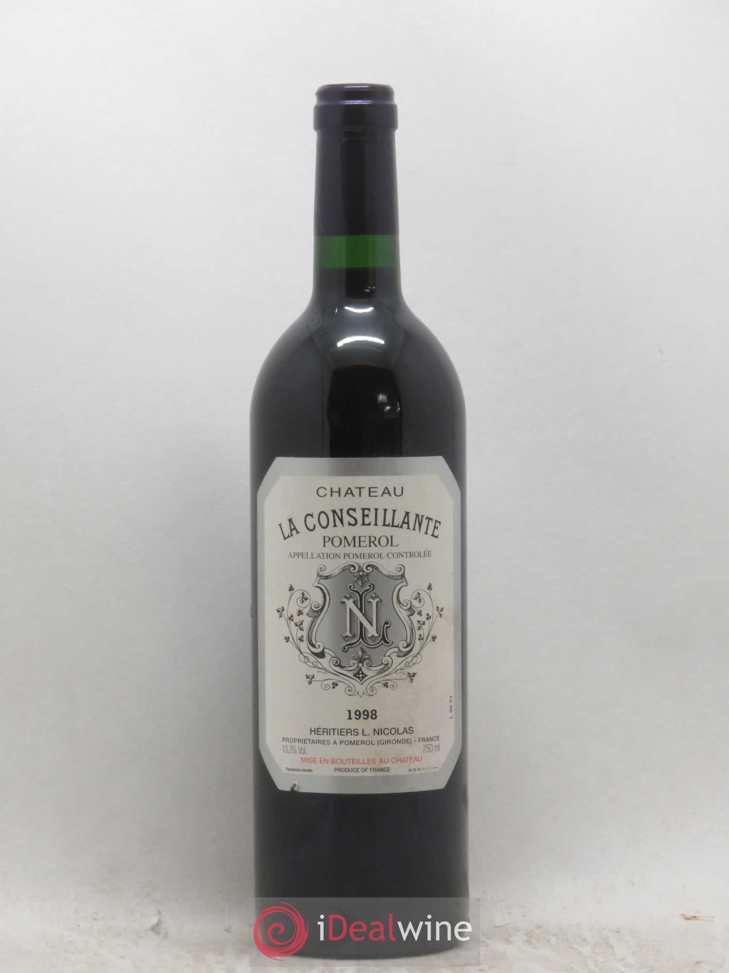 Château la Conseillante 1998 - Lot de 1 bouteille - 0