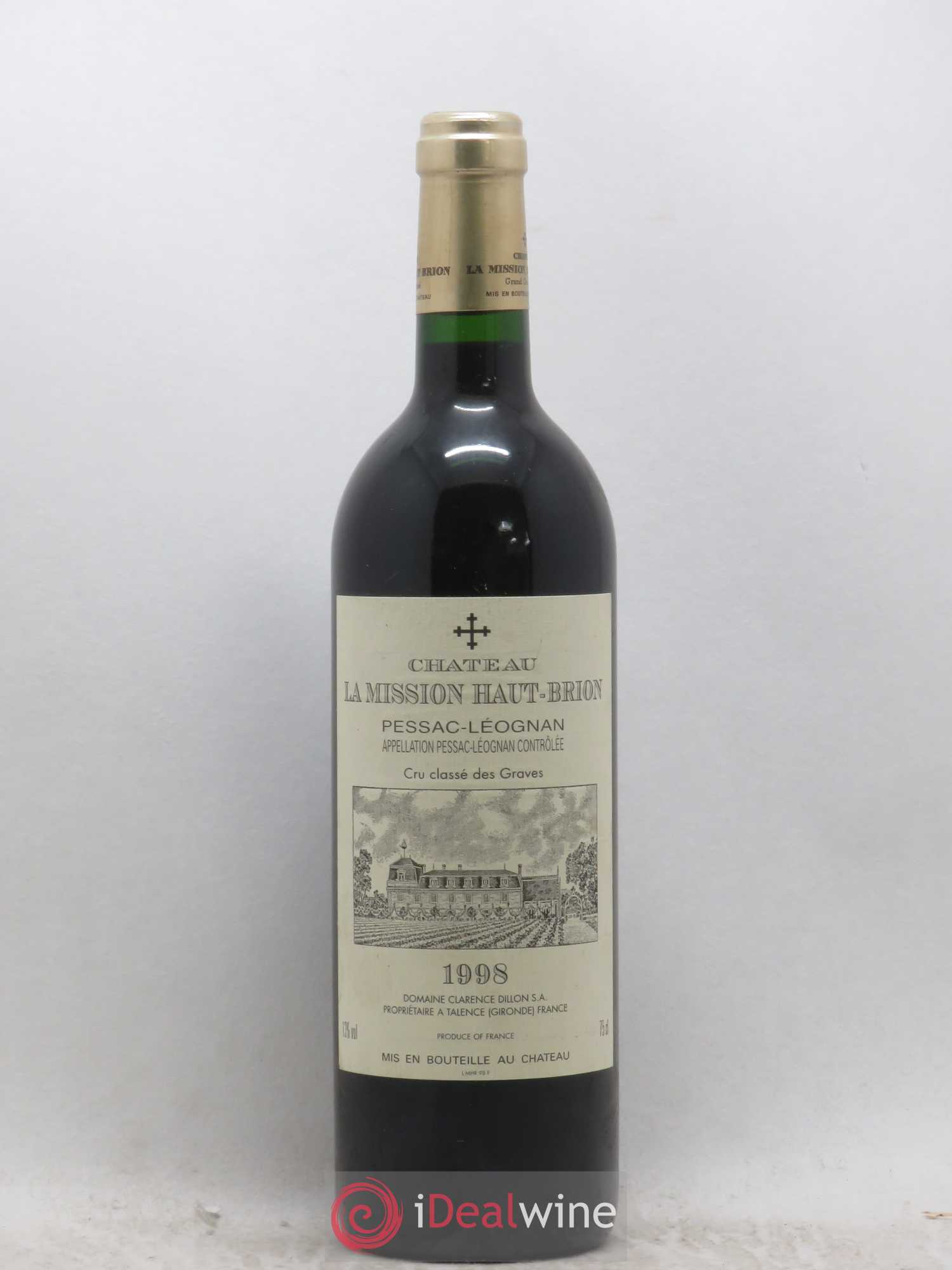 Château la Mission Haut-Brion Cru Classé de Graves 1998 - Lot de 1 bouteille - 0