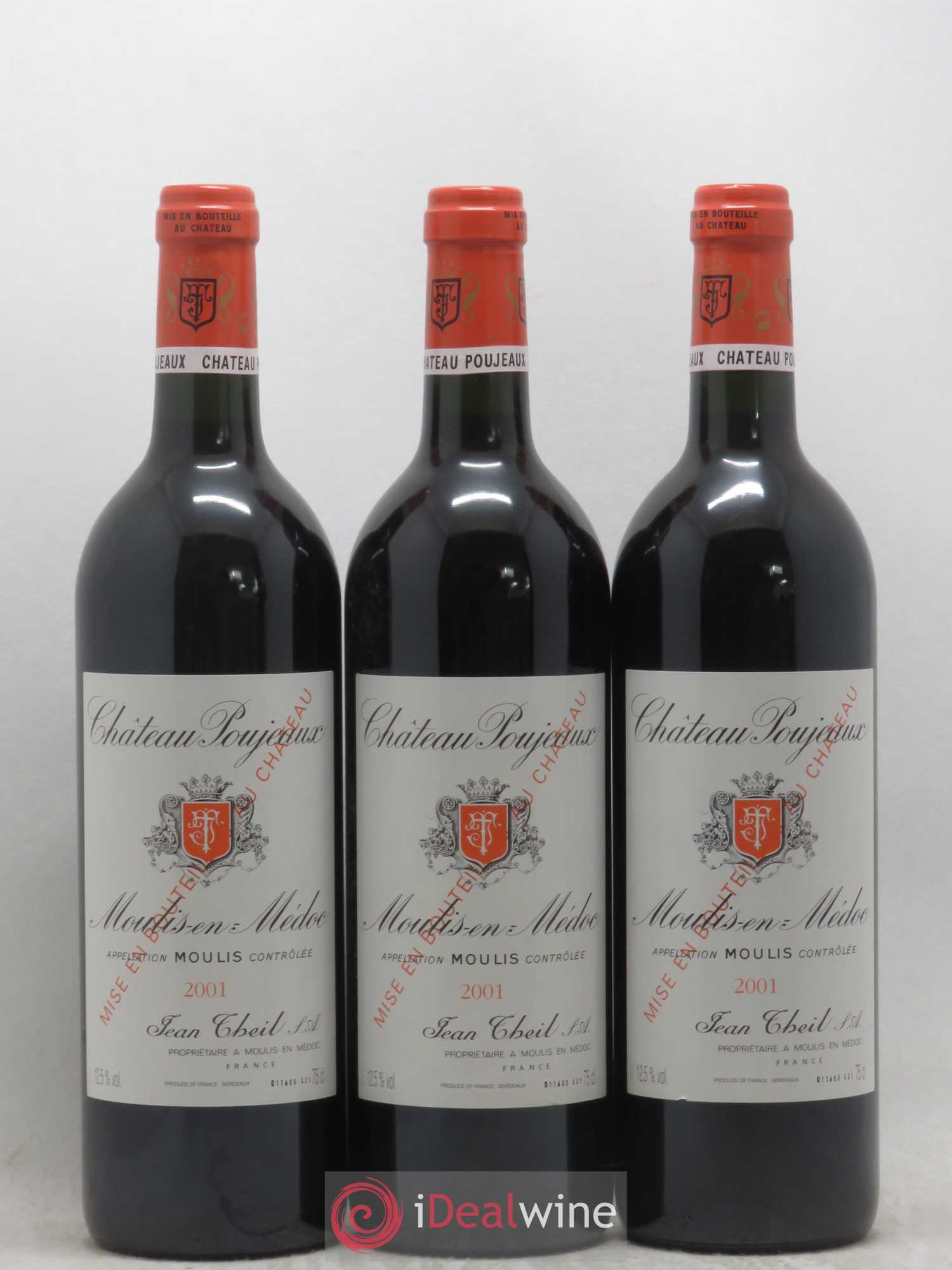 Château Poujeaux 2001 - Lot de 6 bouteilles - 1